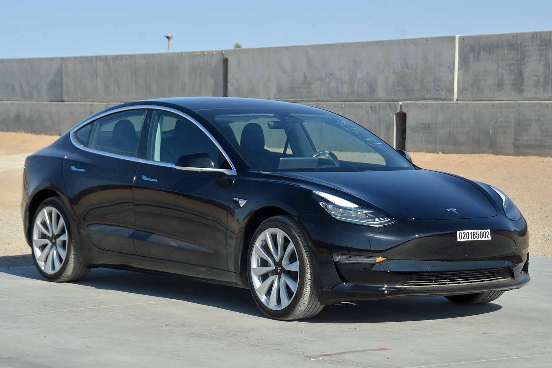 2018 TESLA MODEL 3 crash image