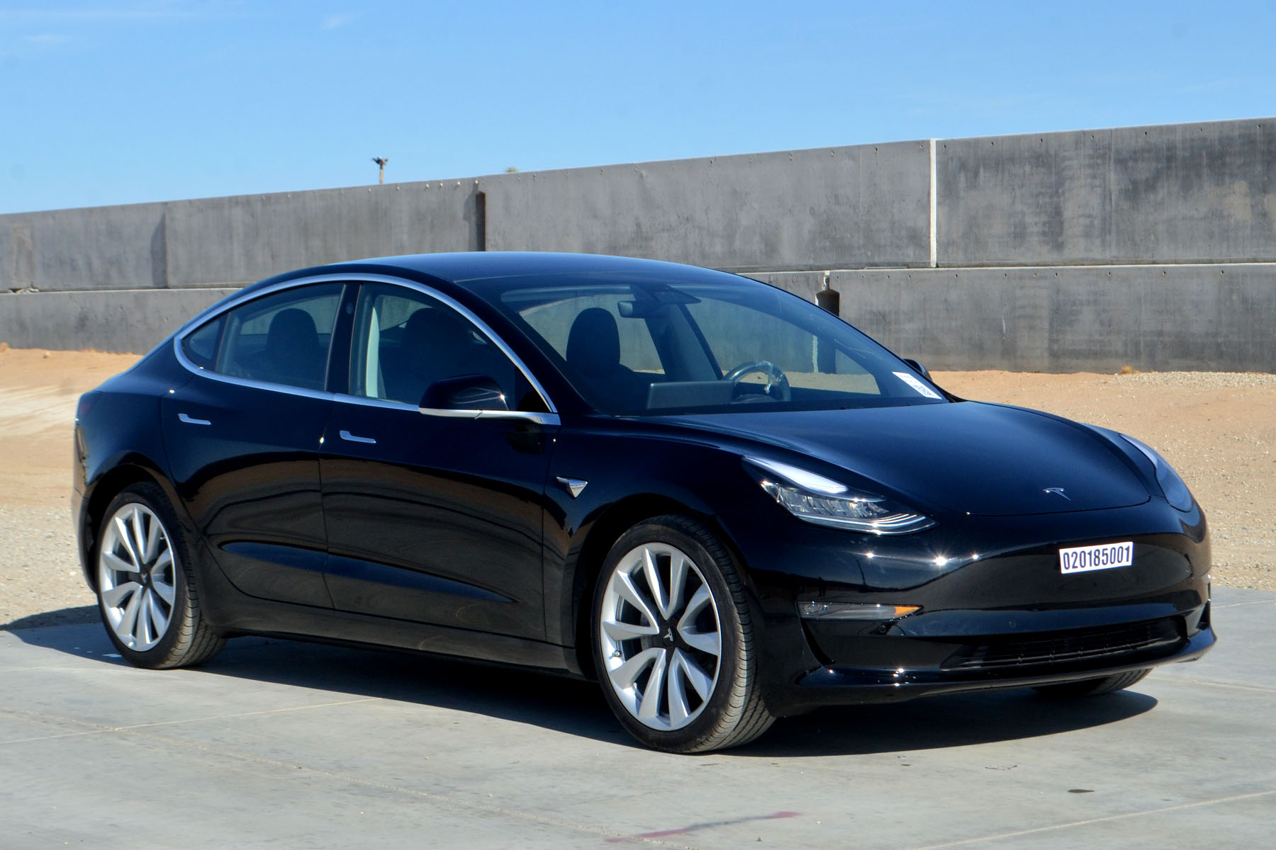 2018 TESLA MODEL 3 crash image