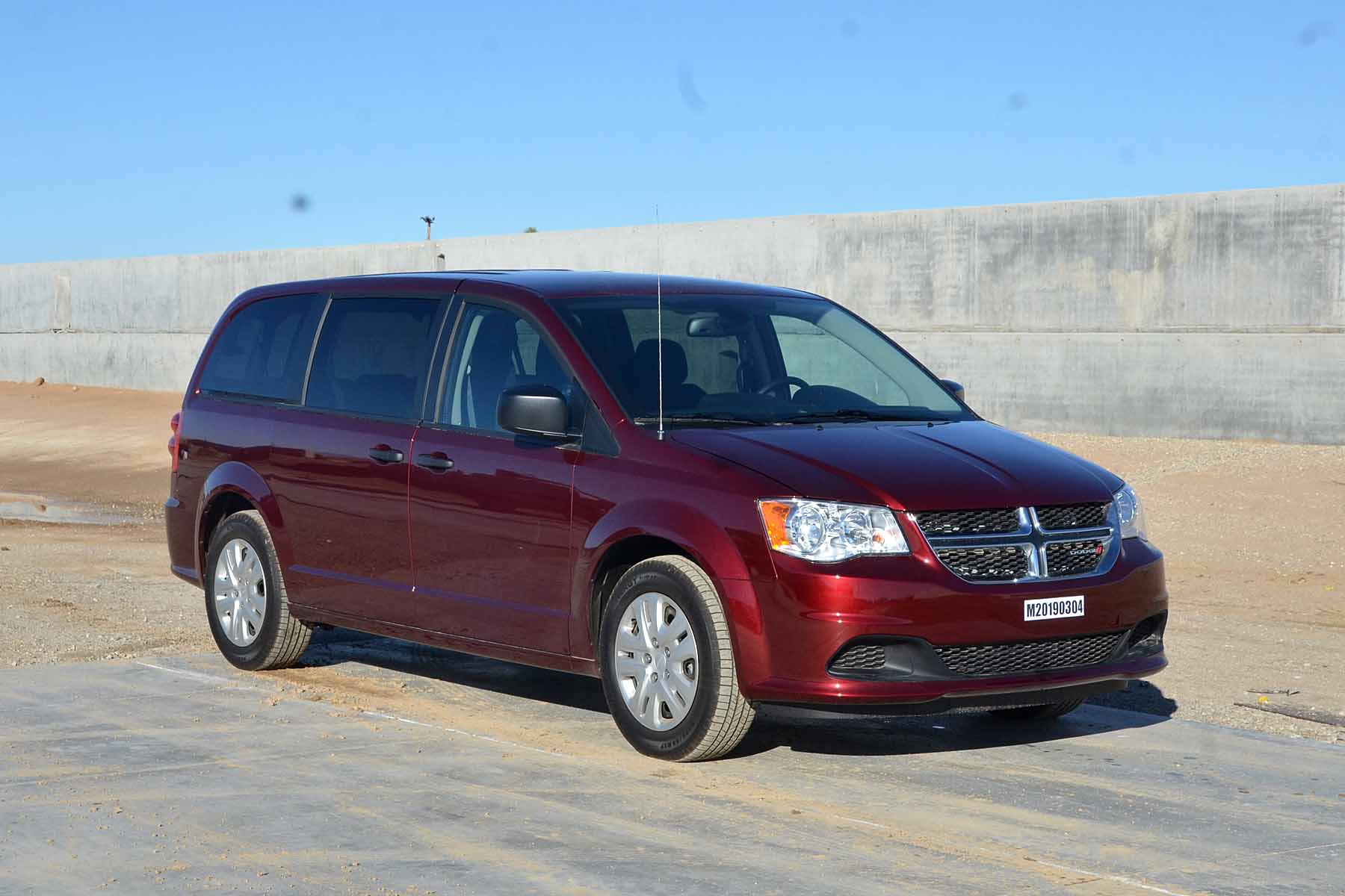2019 DODGE GRAND CARAVAN crash image