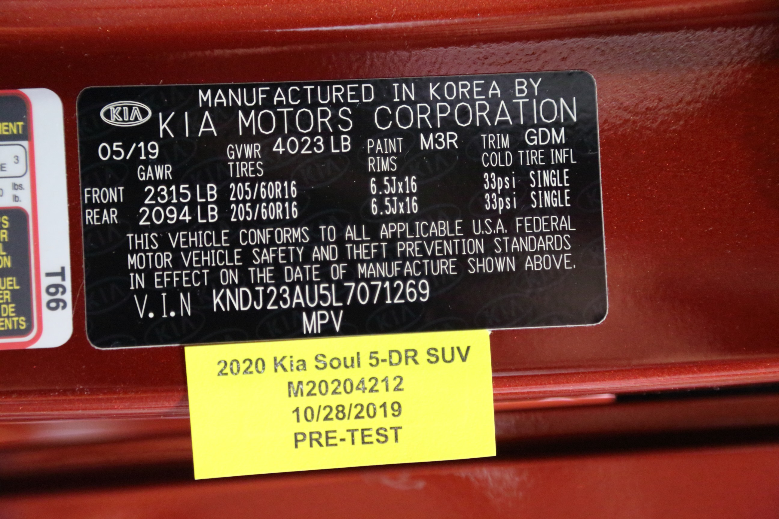 2020 KIA SOUL crash image 4