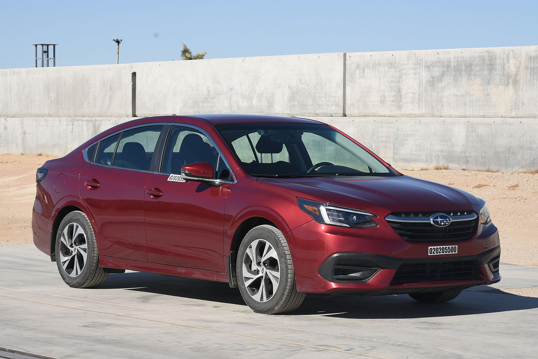 2020 SUBARU LEGACY crash image