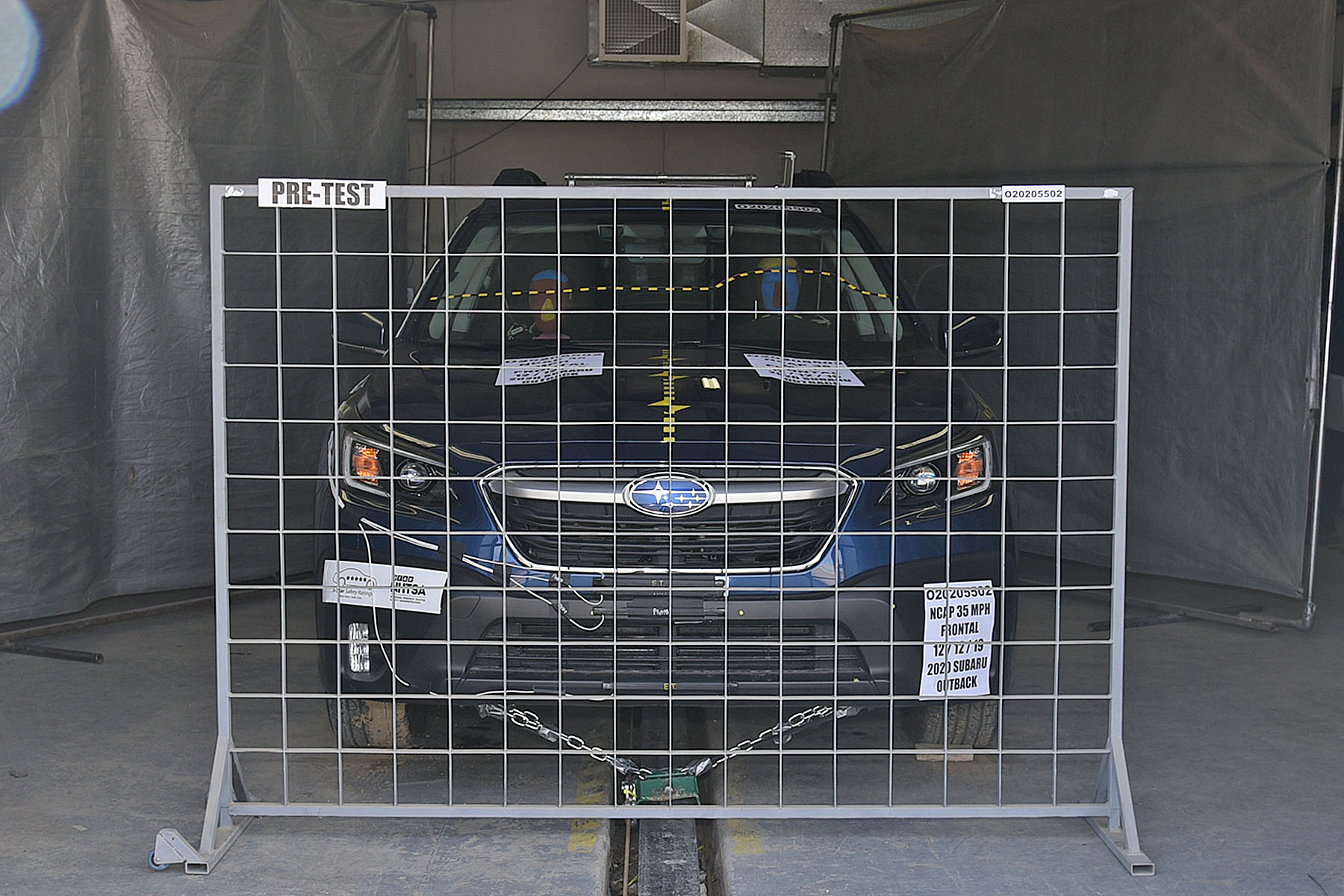 2020 SUBARU OUTBACK crash image