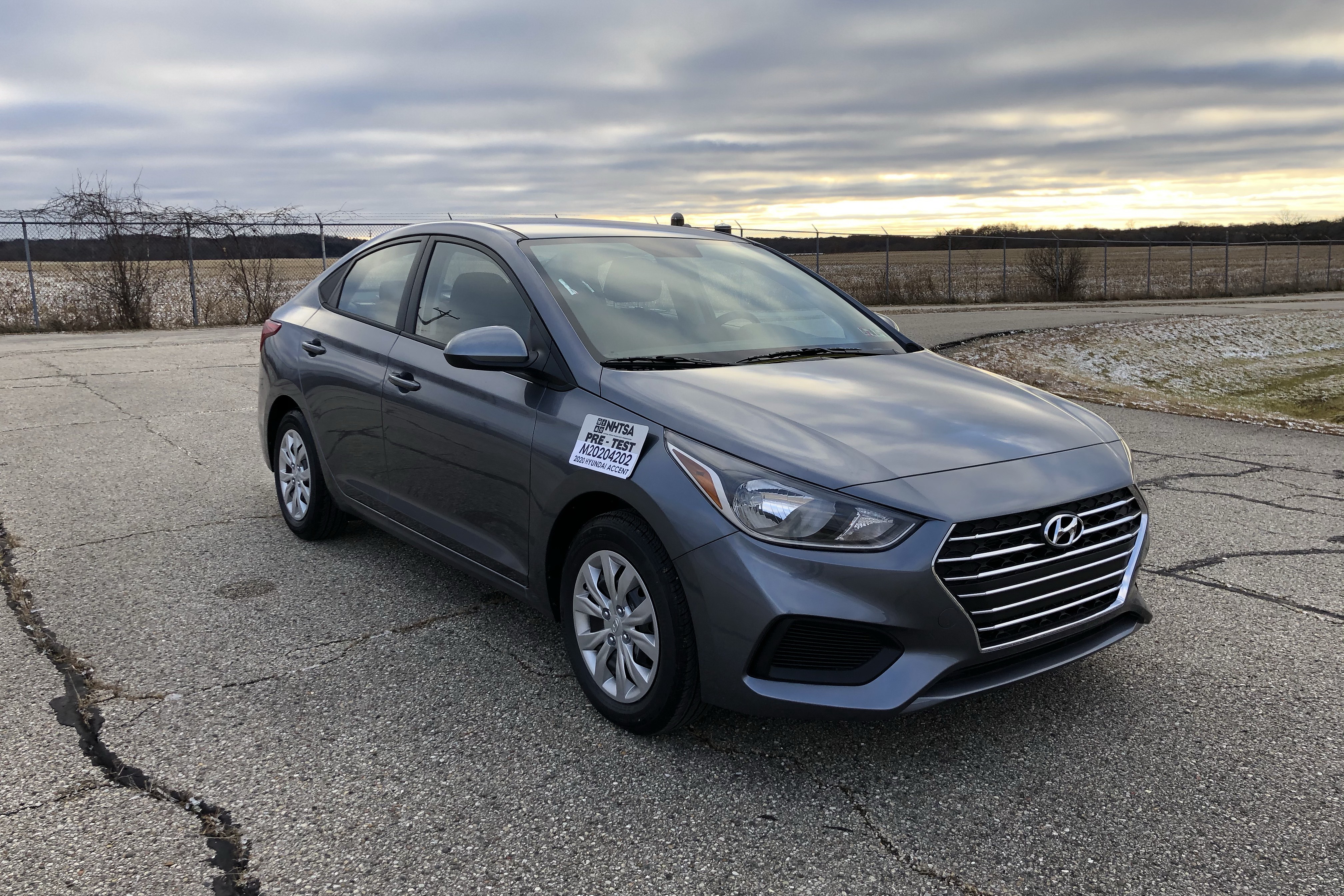 2020 HYUNDAI ACCENT crash image
