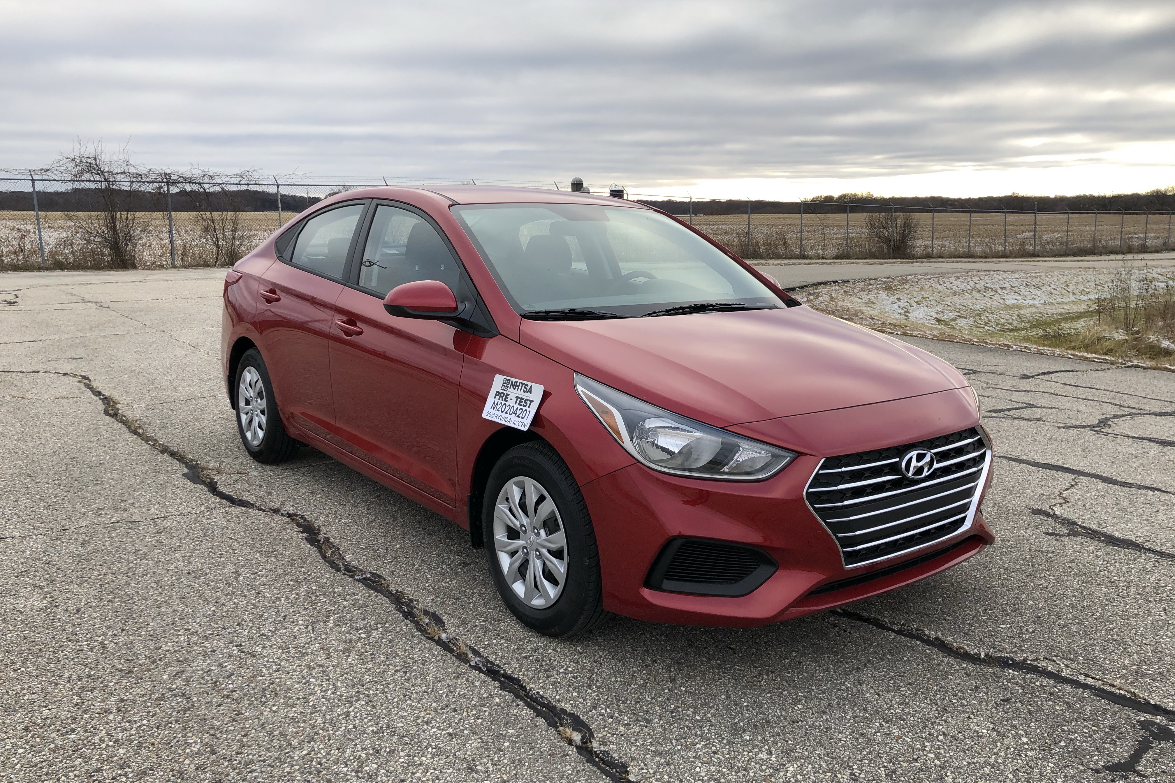 2020 HYUNDAI ACCENT crash image
