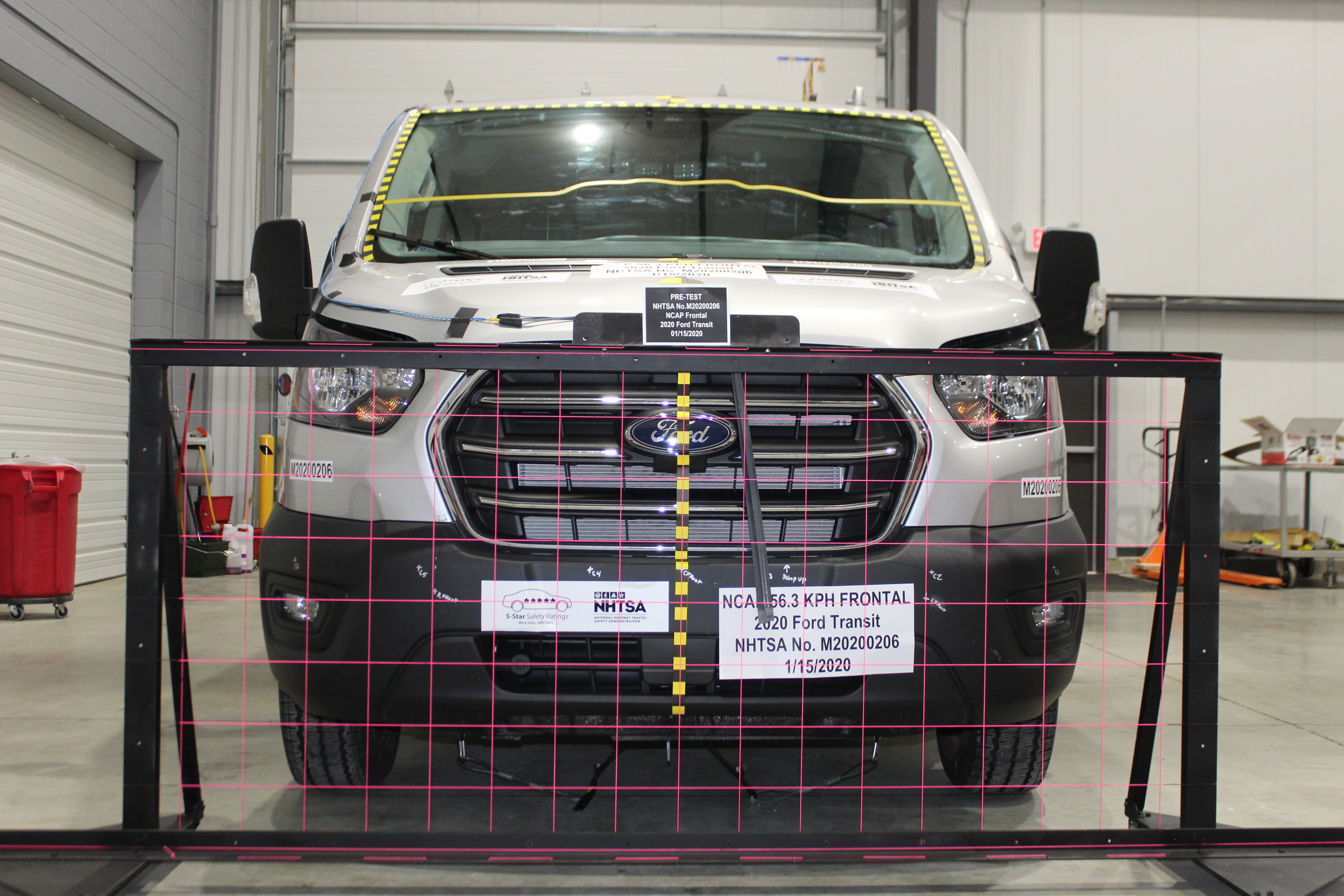 2020 FORD TRANSIT VAN crash image