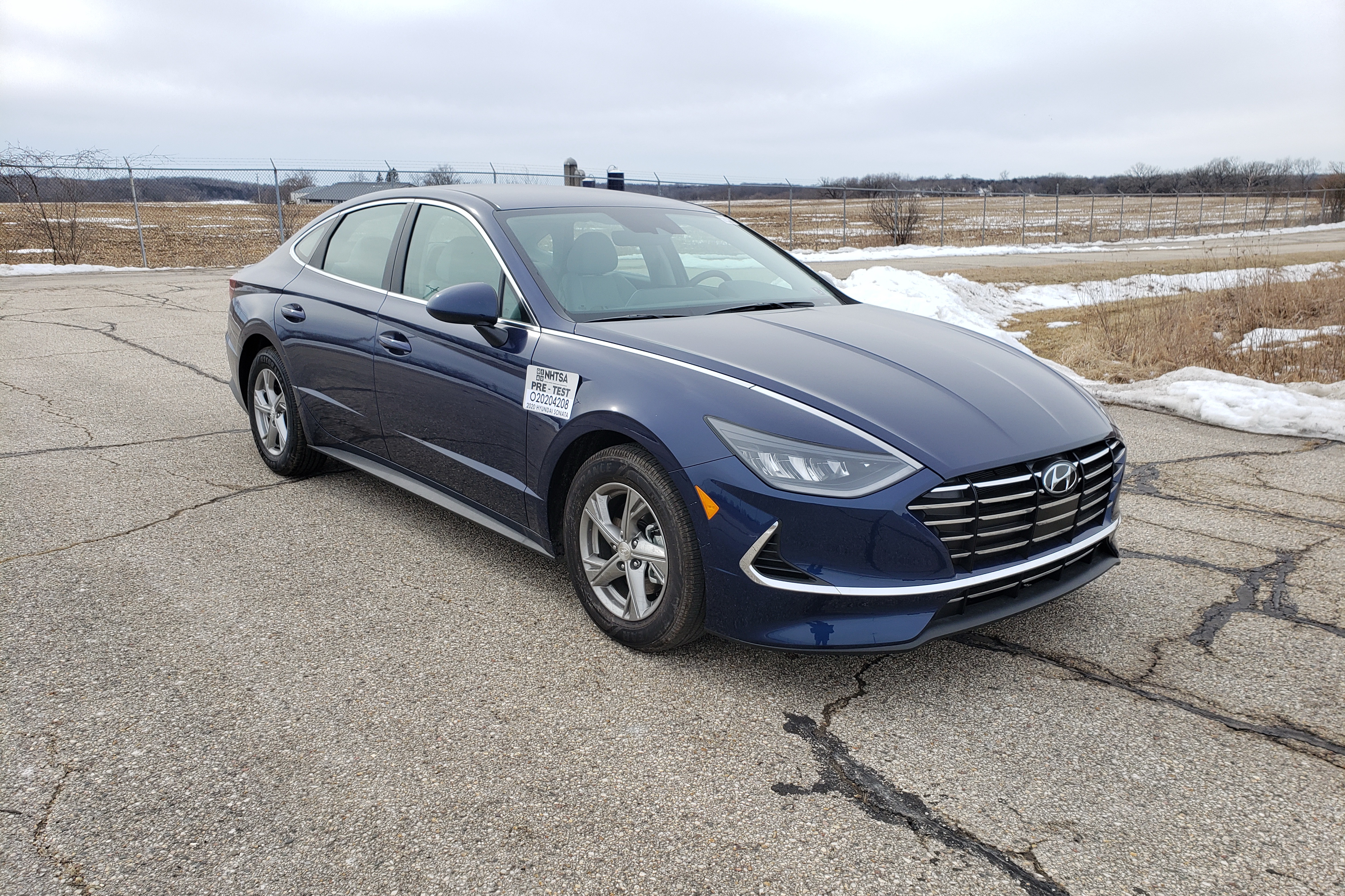 2020 HYUNDAI SONATA crash image