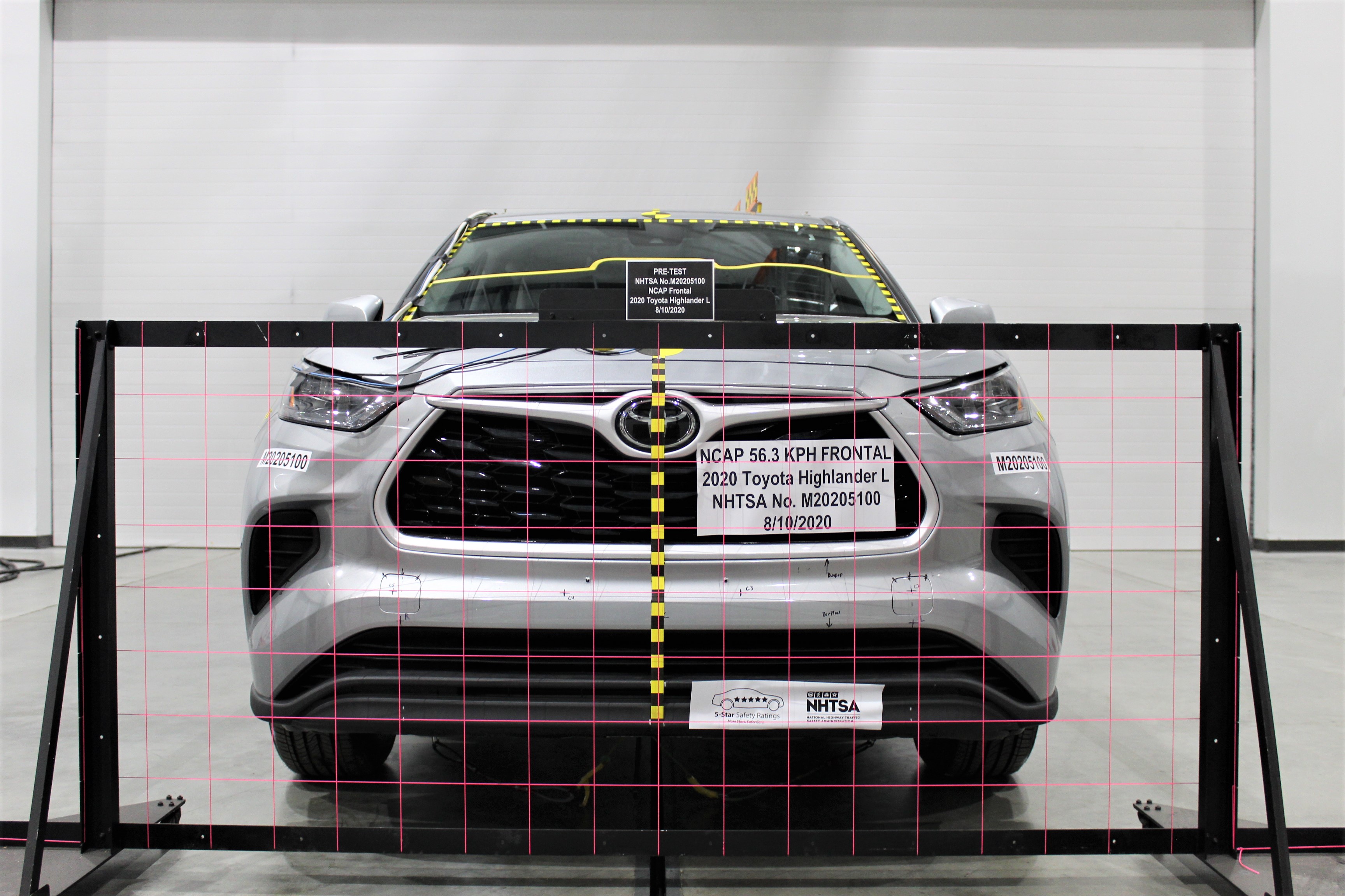 2020 TOYOTA HIGHLANDER crash image