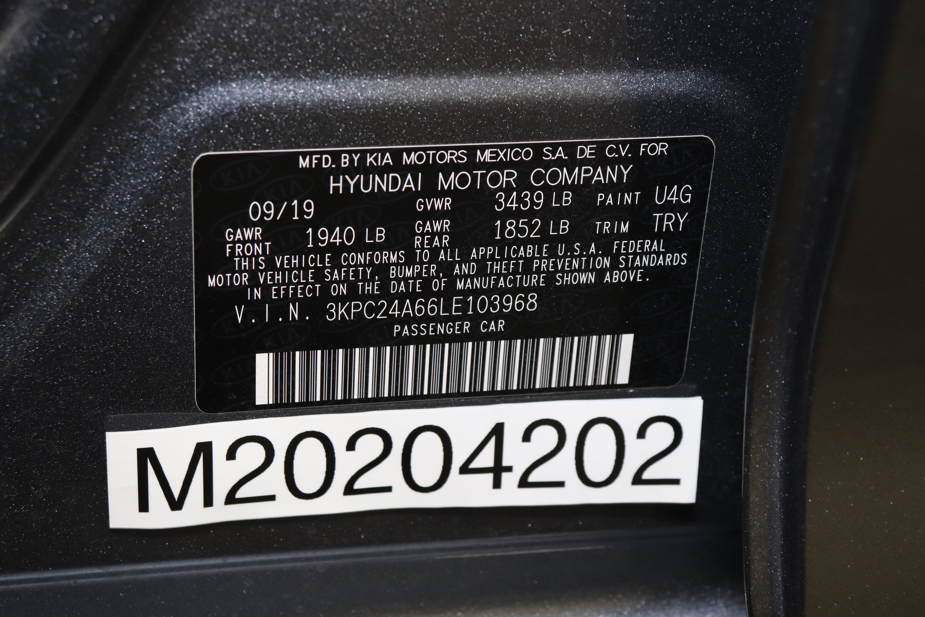 2020 HYUNDAI ACCENT crash image 2