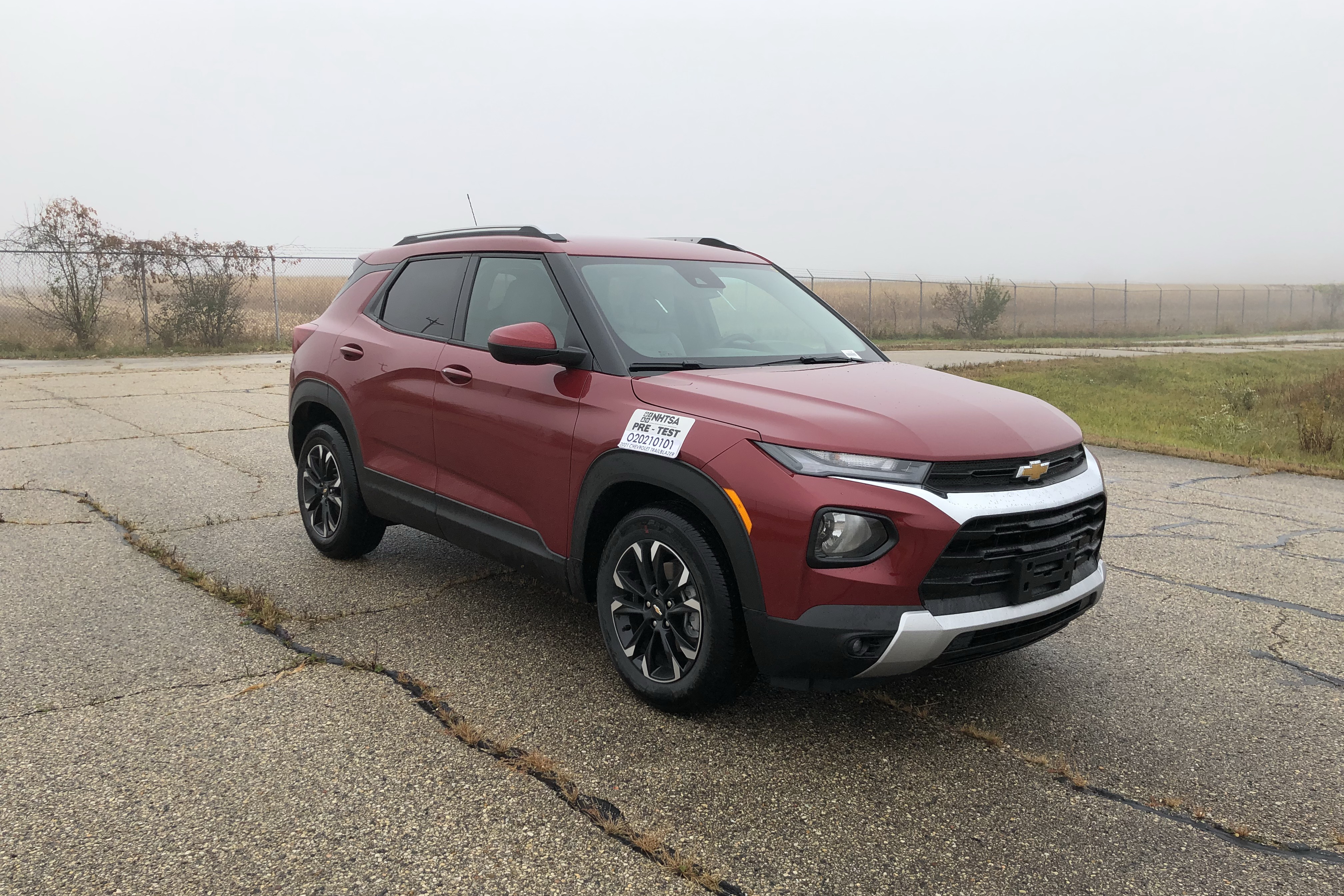 2021 CHEVROLET TRAILBLAZER crash image
