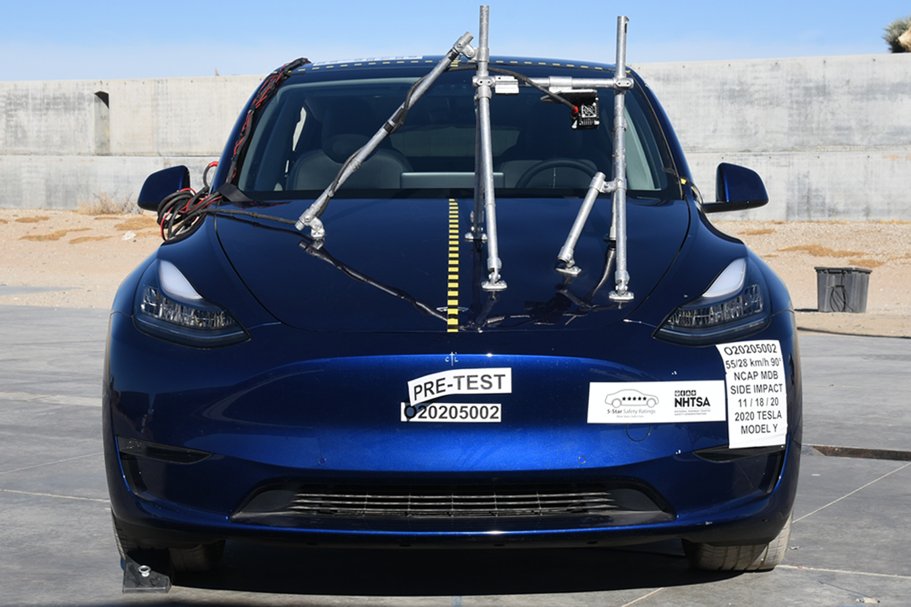 2020 TESLA MODEL Y crash image 3