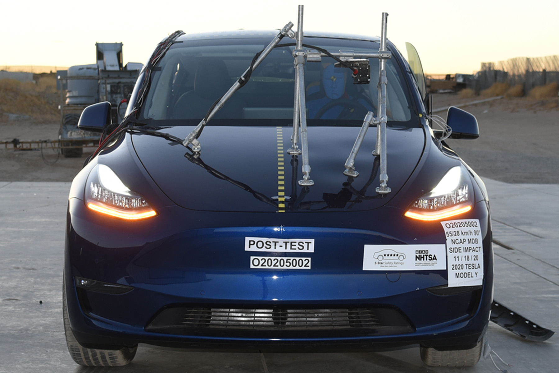 2020 TESLA MODEL Y crash image 4