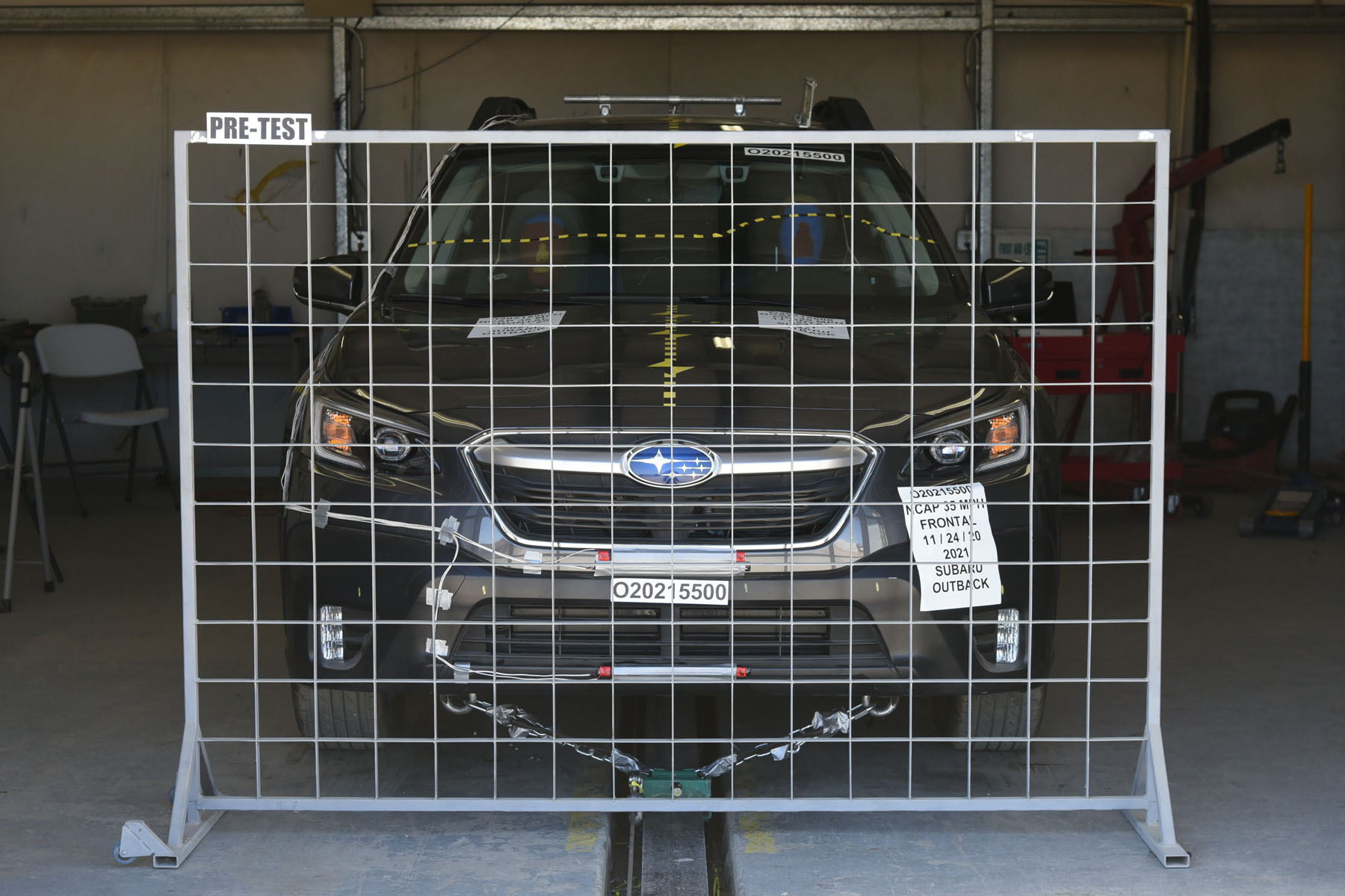 2021 SUBARU LEGACY crash image