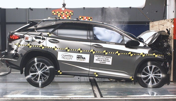 2021 LEXUS RX 350 crash image
