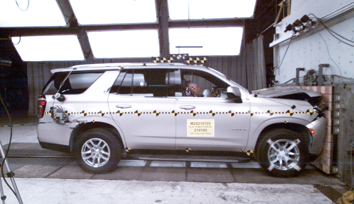 2021 CHEVROLET TAHOE crash image