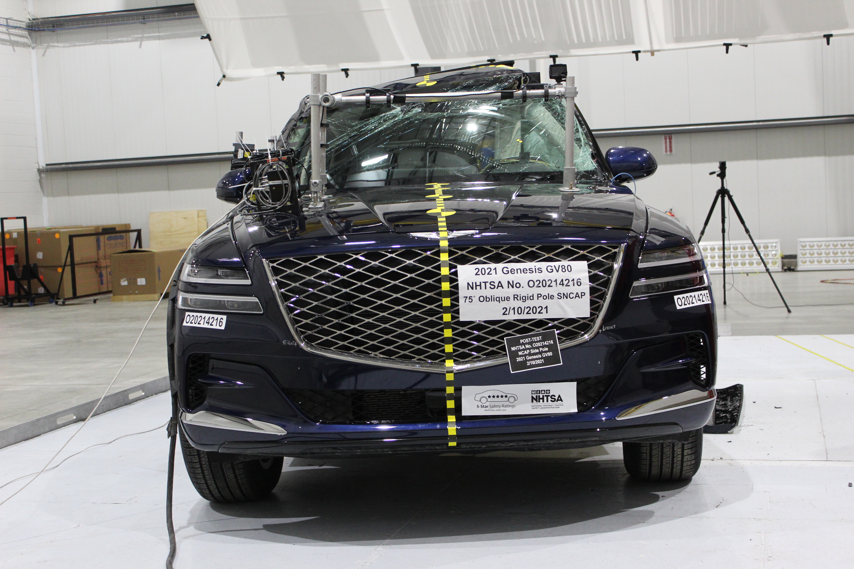 2021 GENESIS GV80 crash image 4