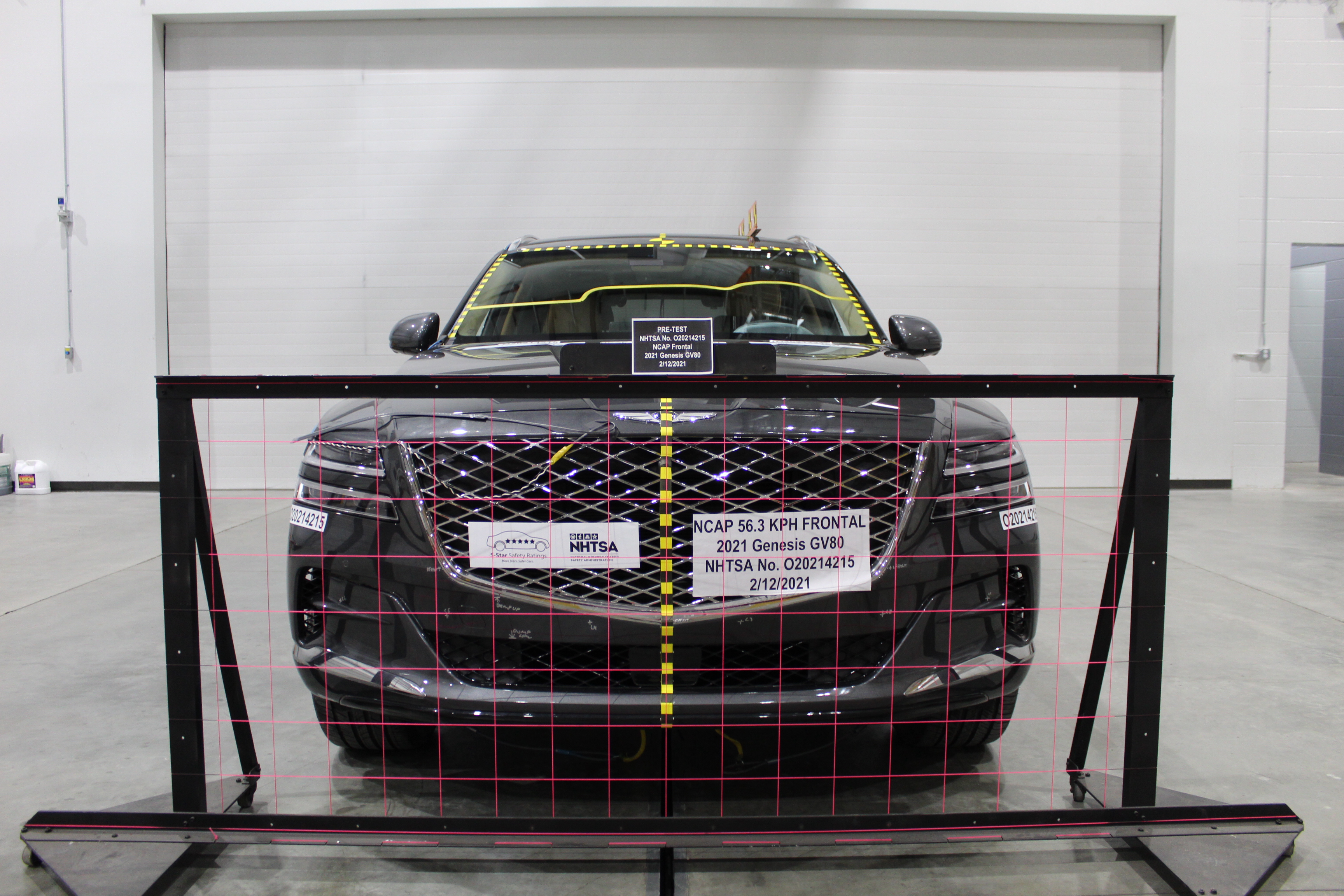 2021 GENESIS GV80 crash image