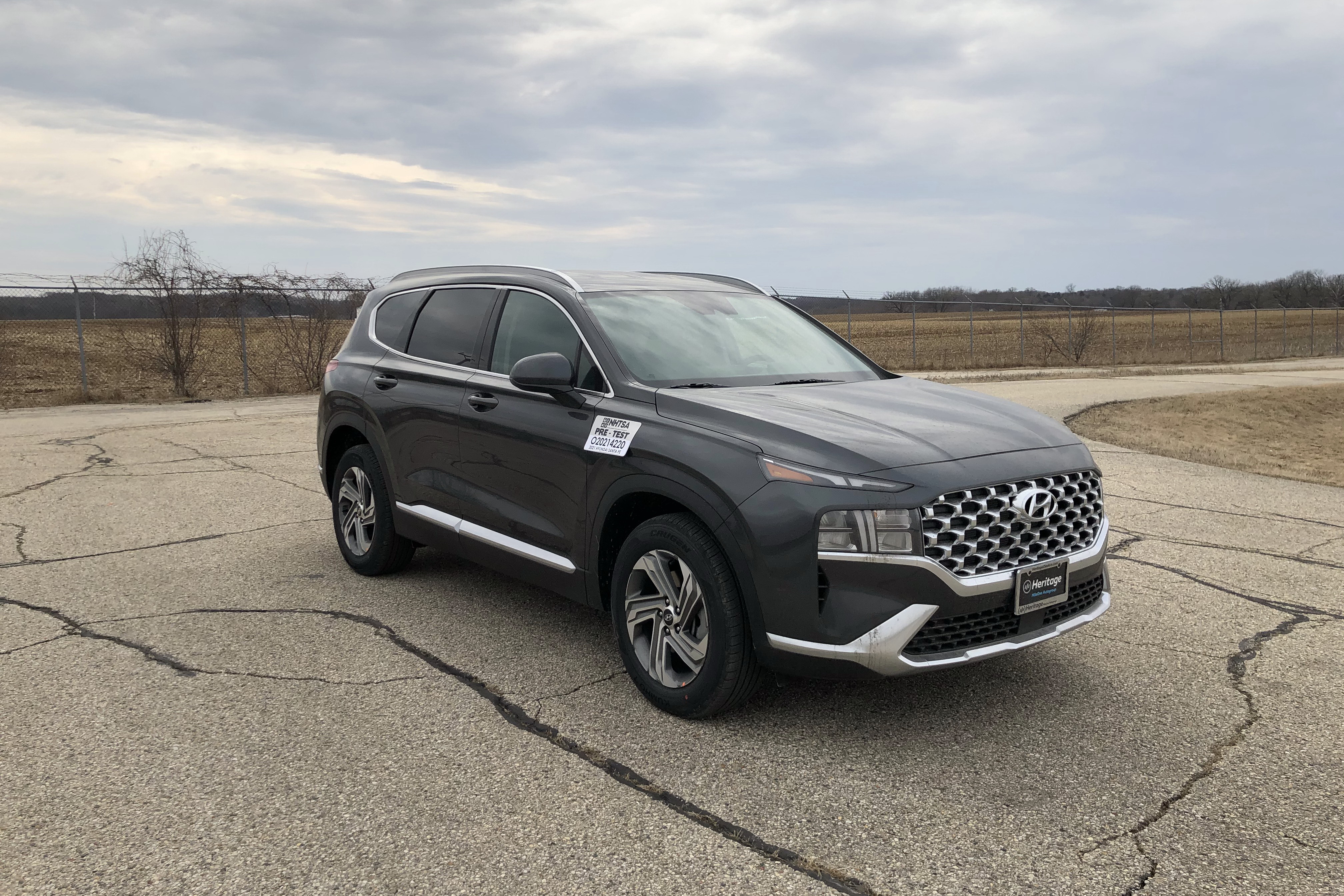 2021 HYUNDAI SANTA FE crash image