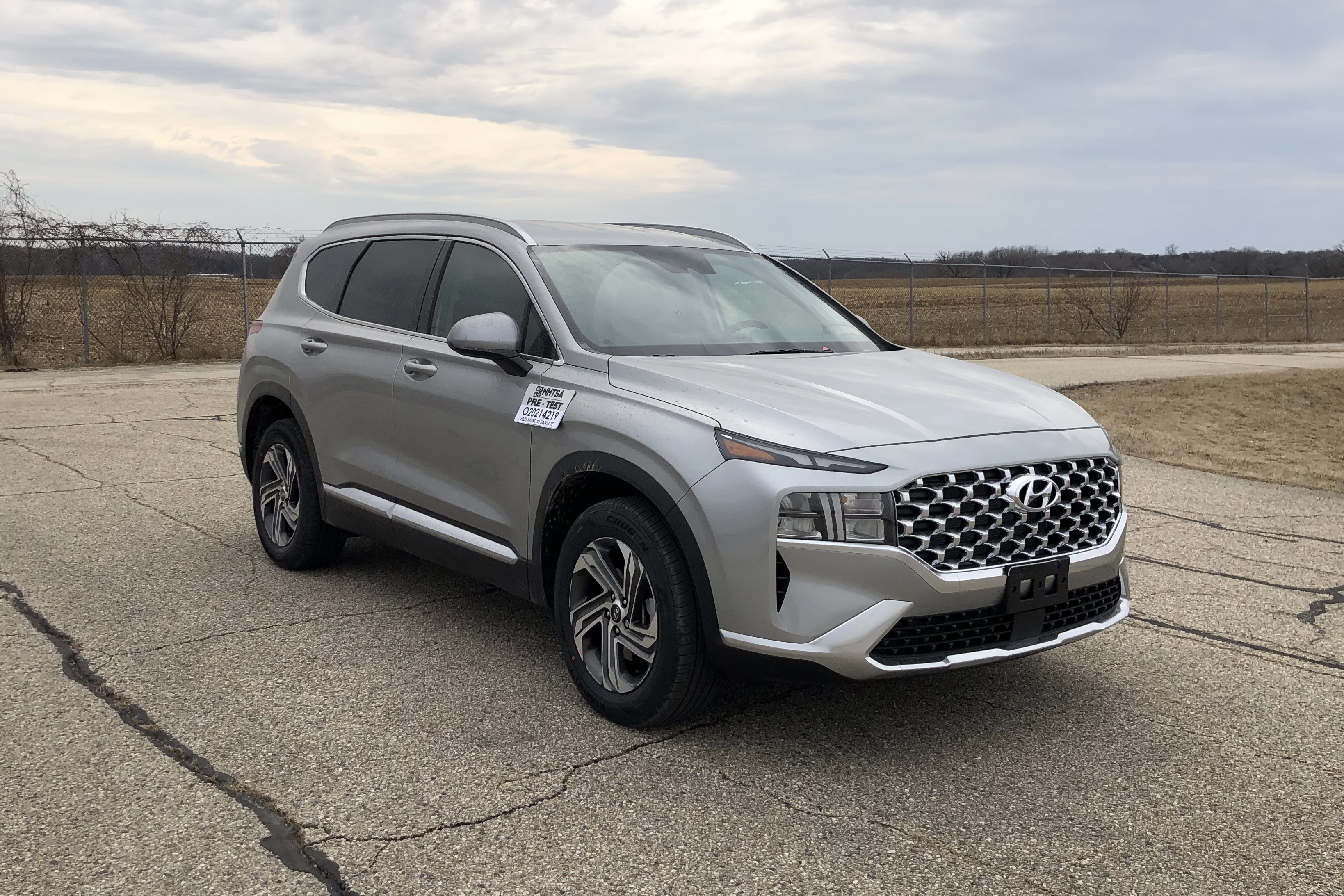 2021 HYUNDAI SANTA FE crash image