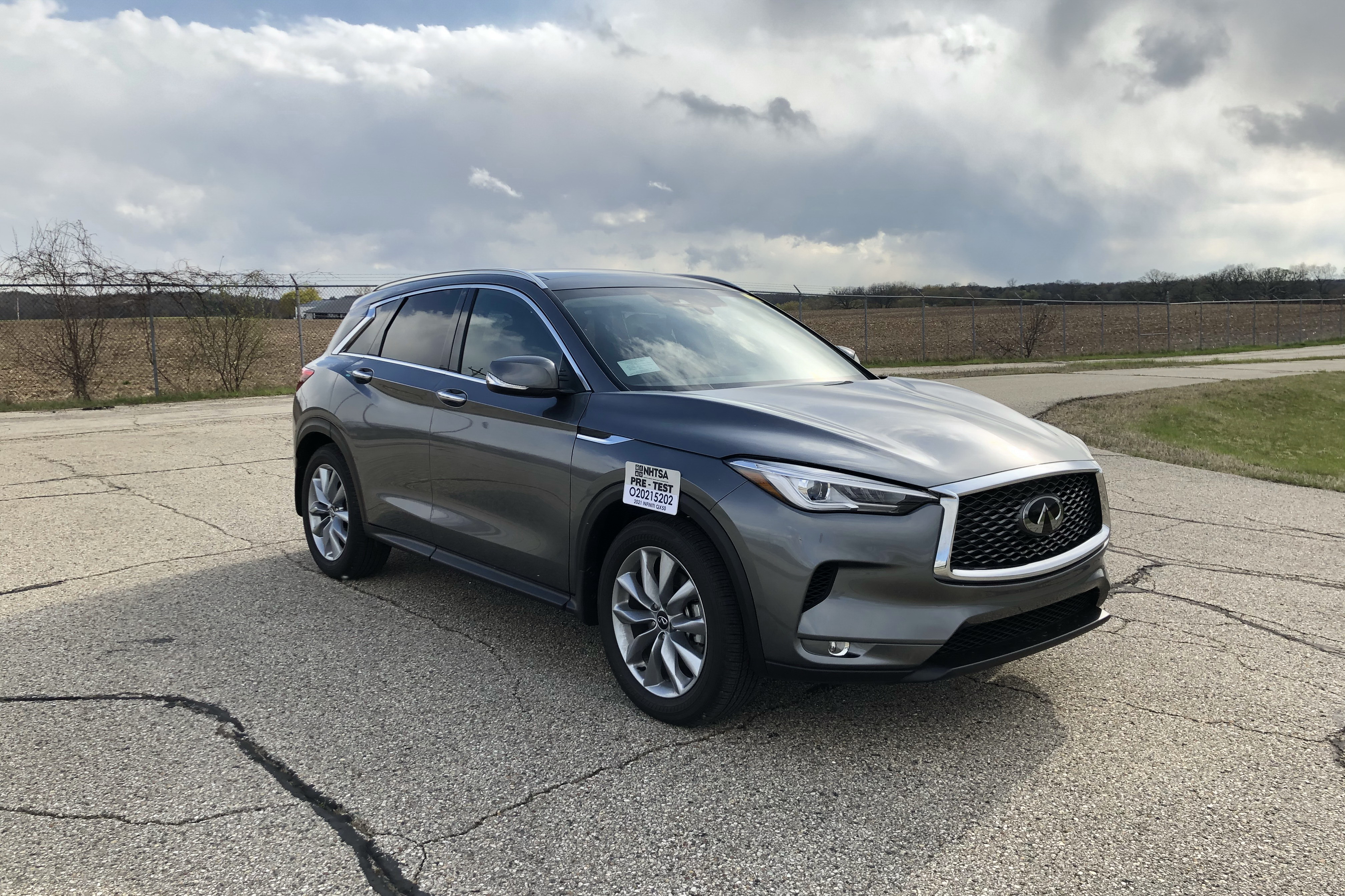 2021 INFINITI QX50 crash image