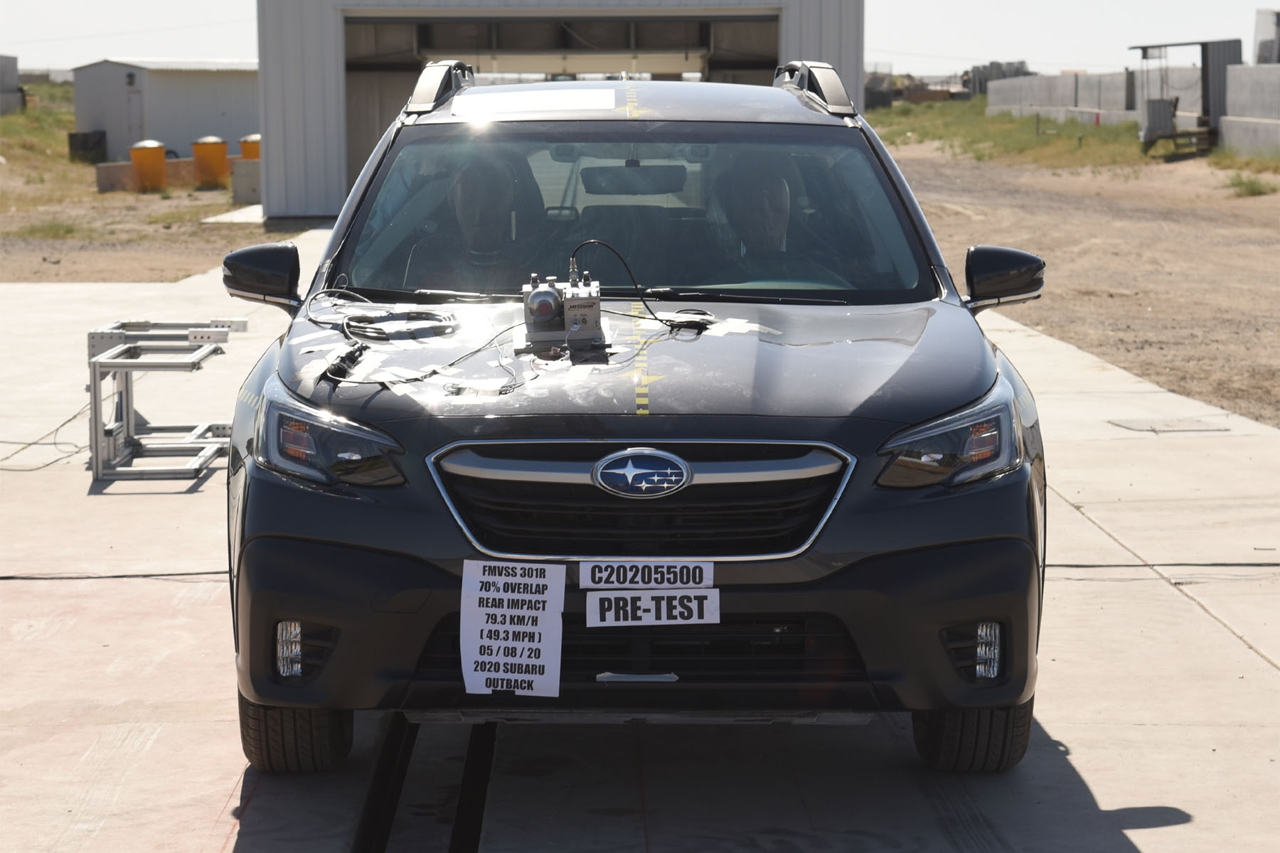 2020 SUBARU OUTBACK crash image