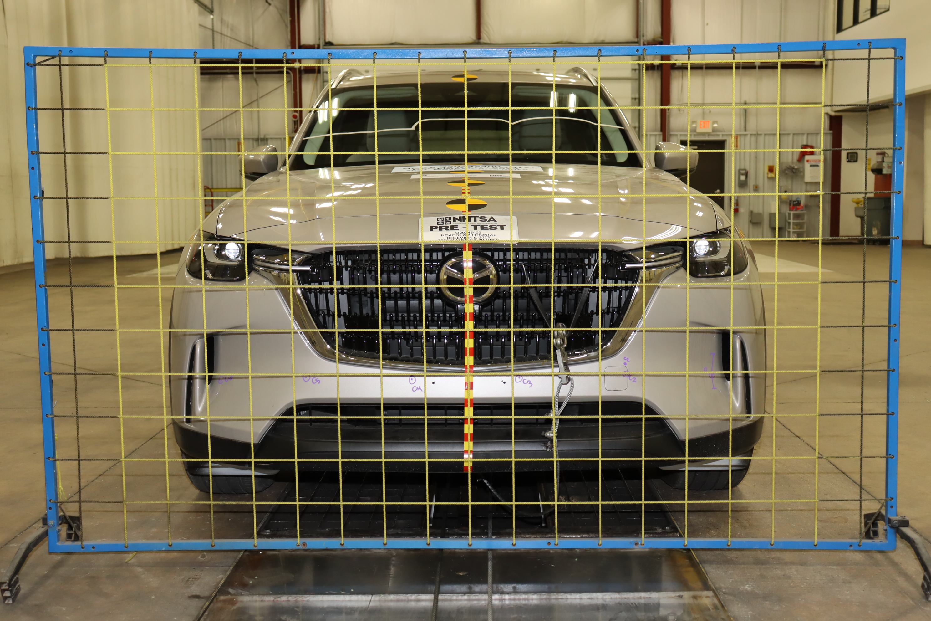 2024 MAZDA CX-90 MHEV crash image