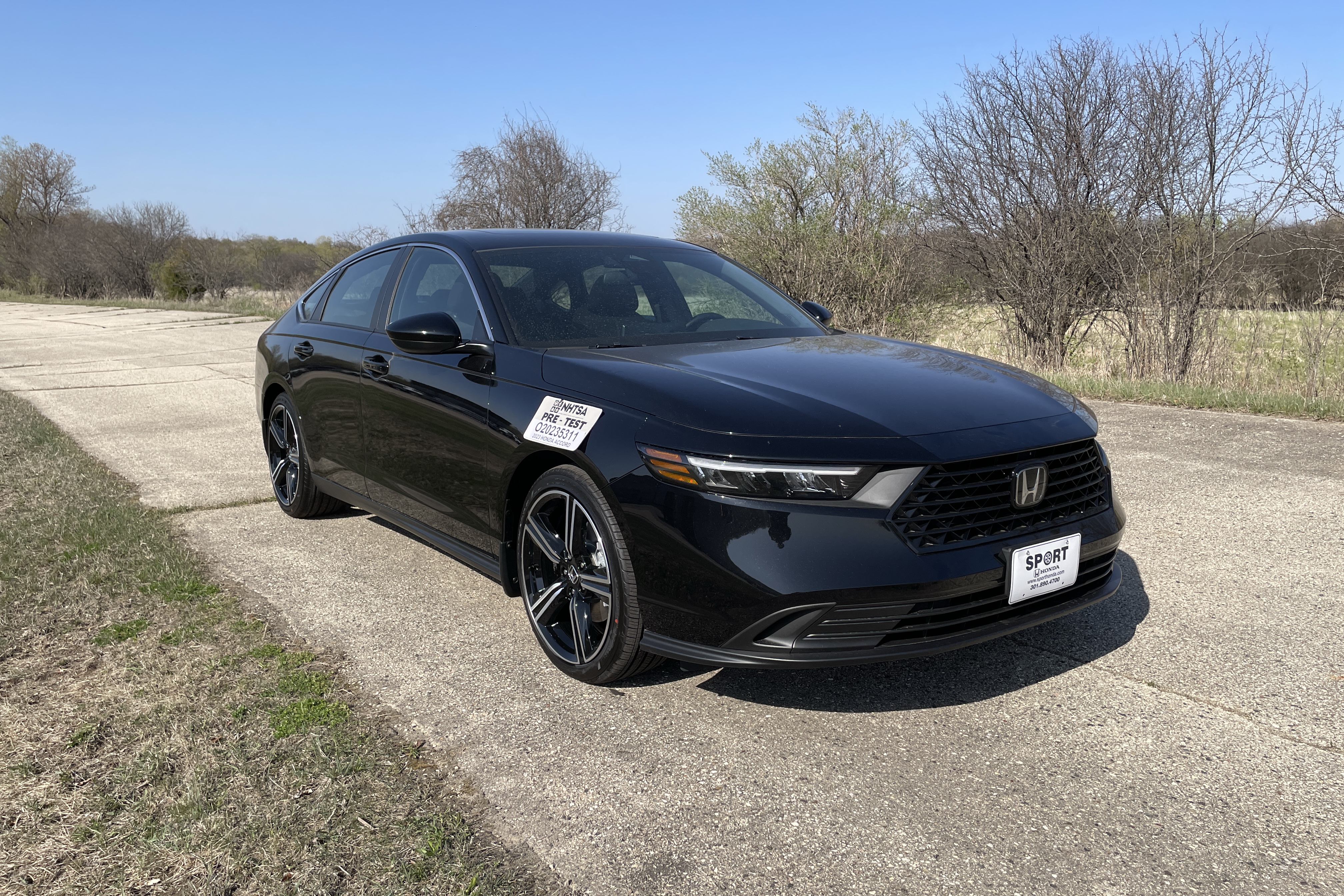 2023 HONDA ACCORD HYBRID crash image