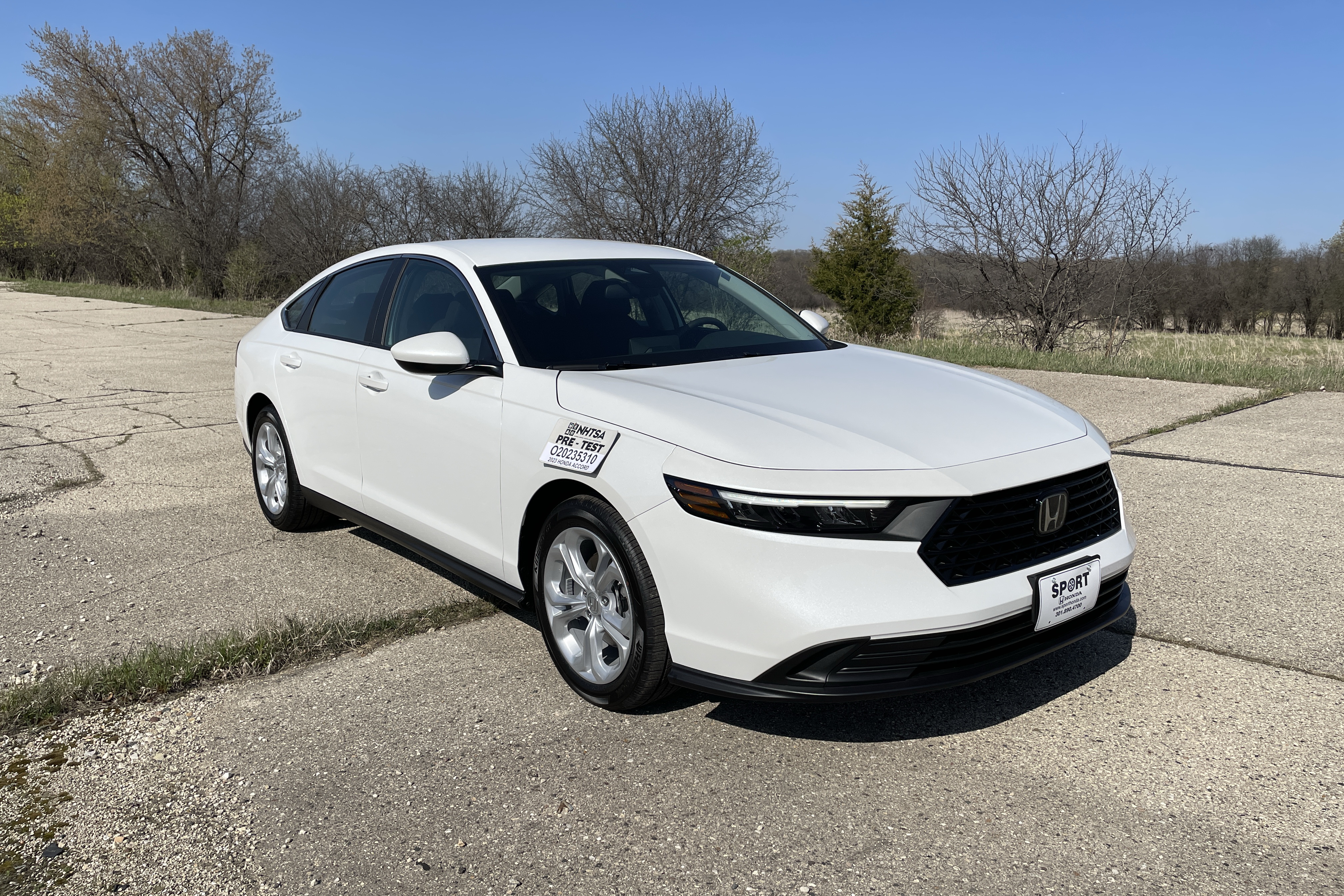 2023 HONDA ACCORD HYBRID crash image