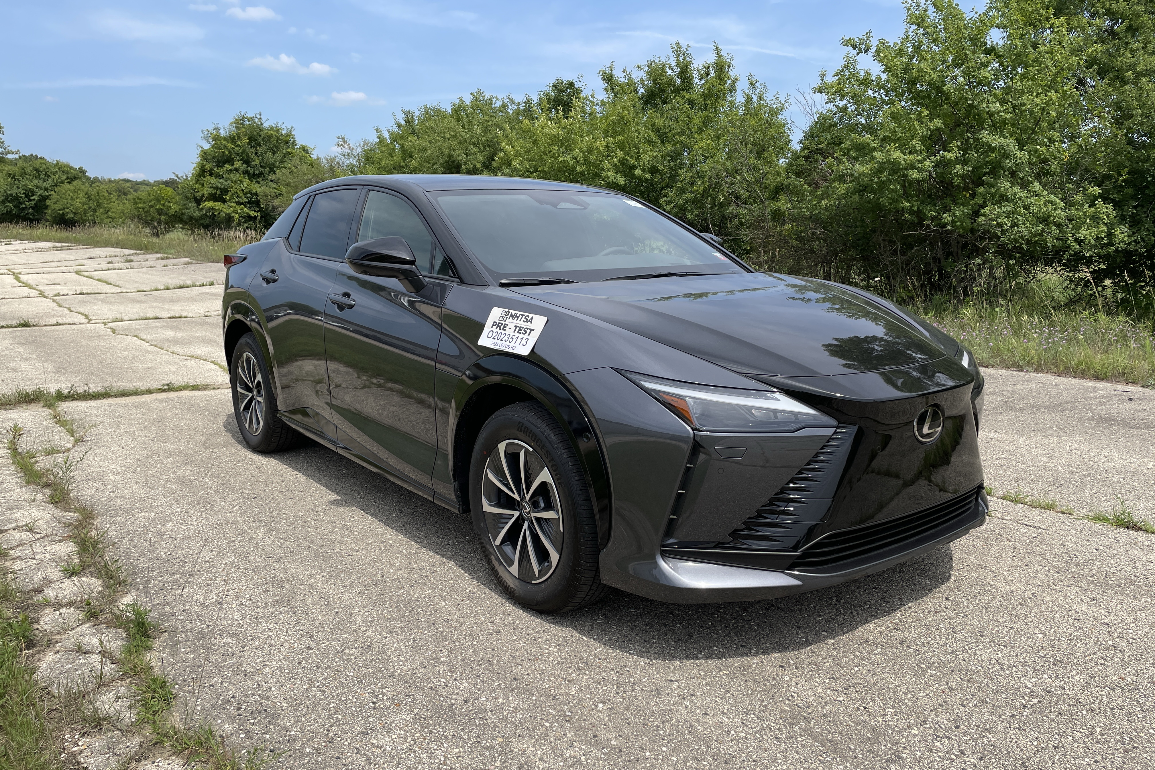 2023 LEXUS RZ 450e crash image