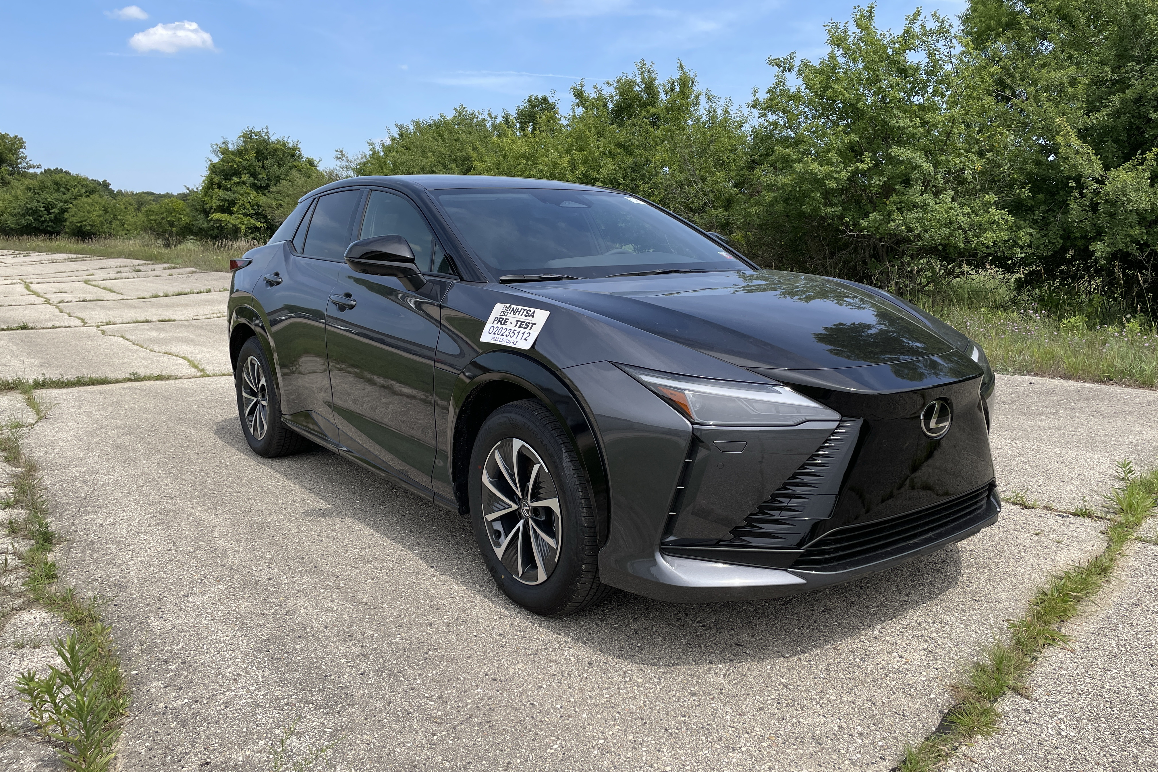 2023 LEXUS RZ 450e crash image