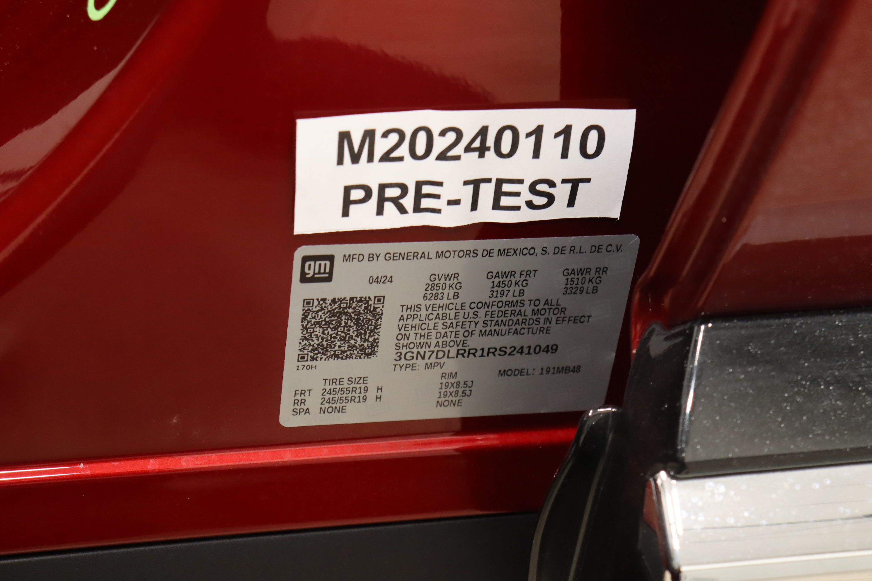 2024 CHEVROLET EQUINOX EV crash image 5