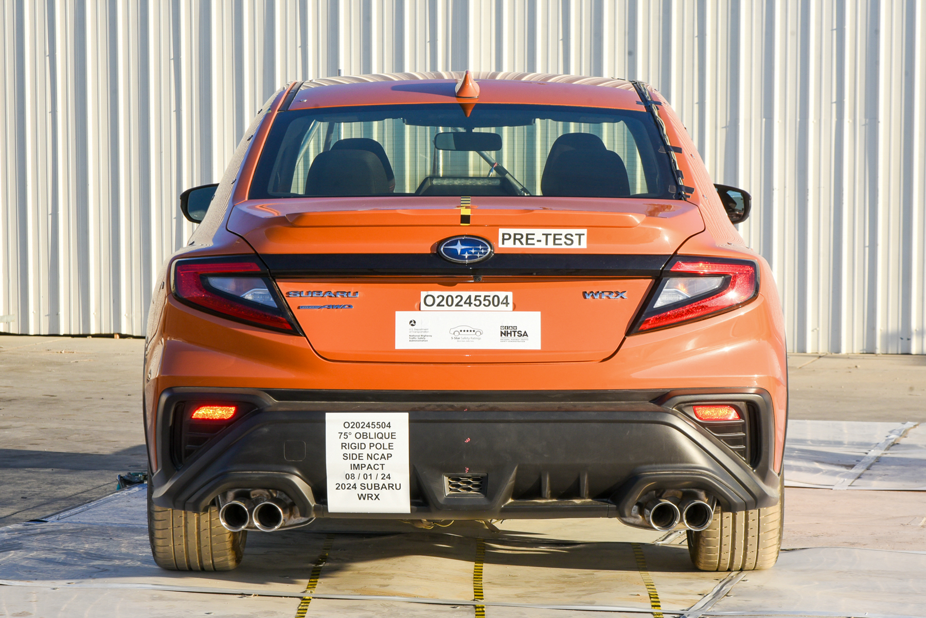2024 SUBARU WRX crash image 11
