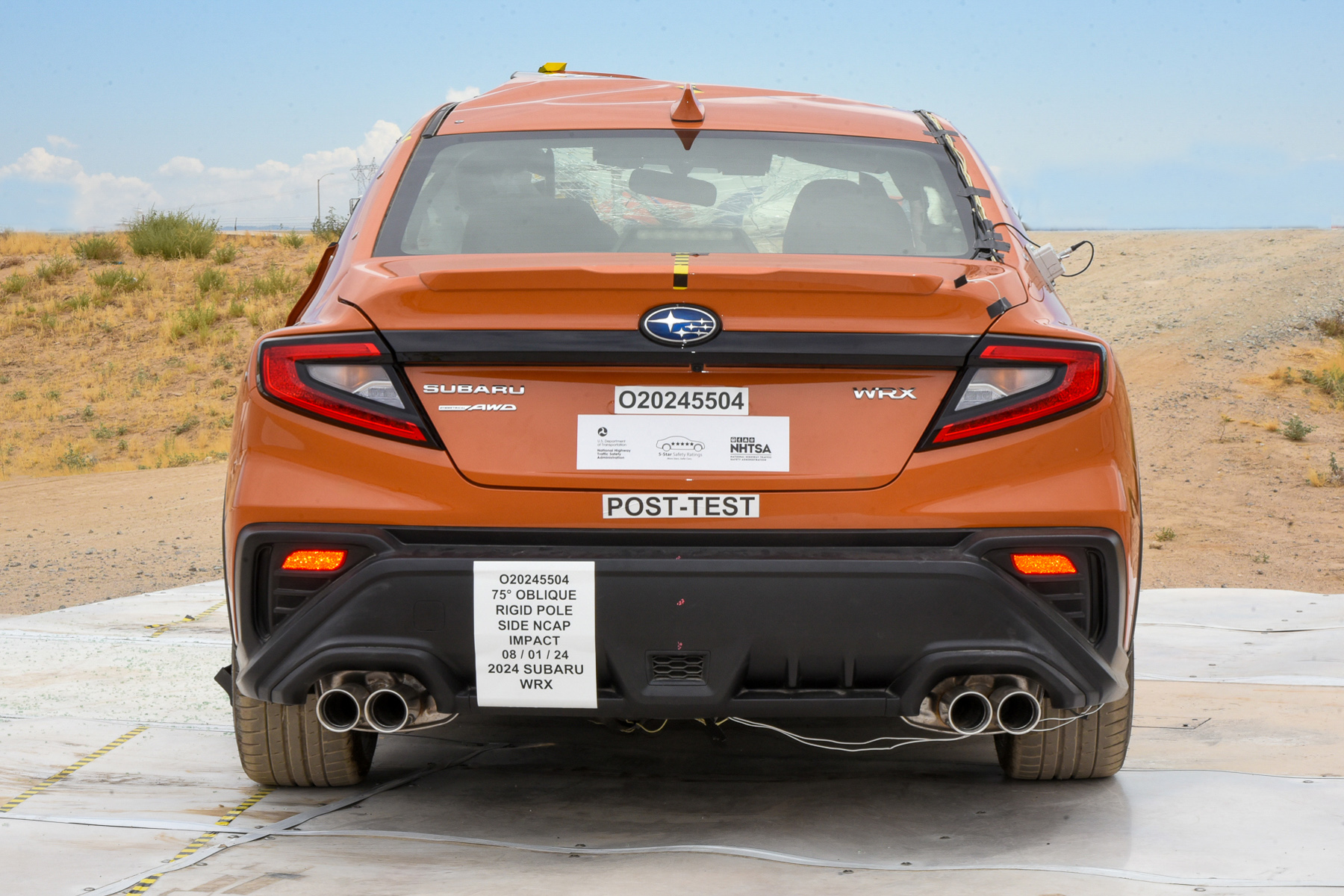 2024 SUBARU WRX crash image 12