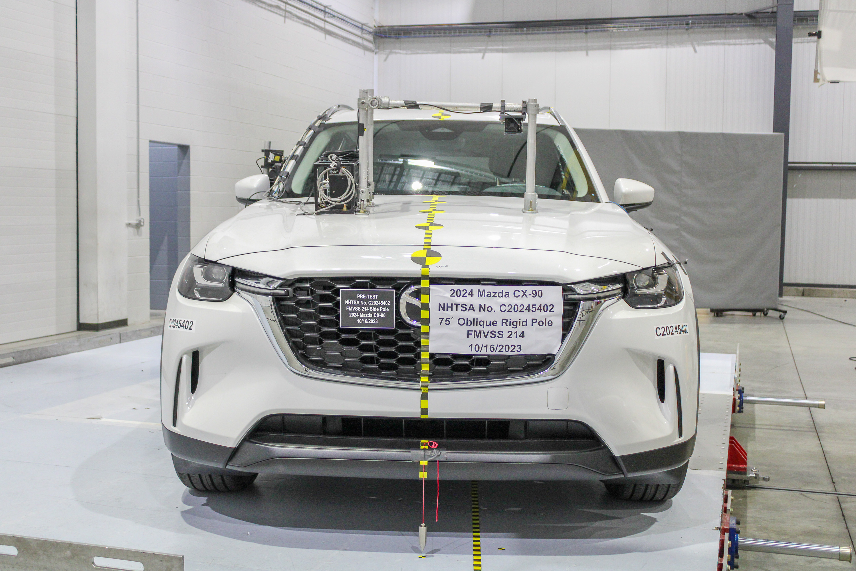 2024 MAZDA CX-90 MHEV crash image