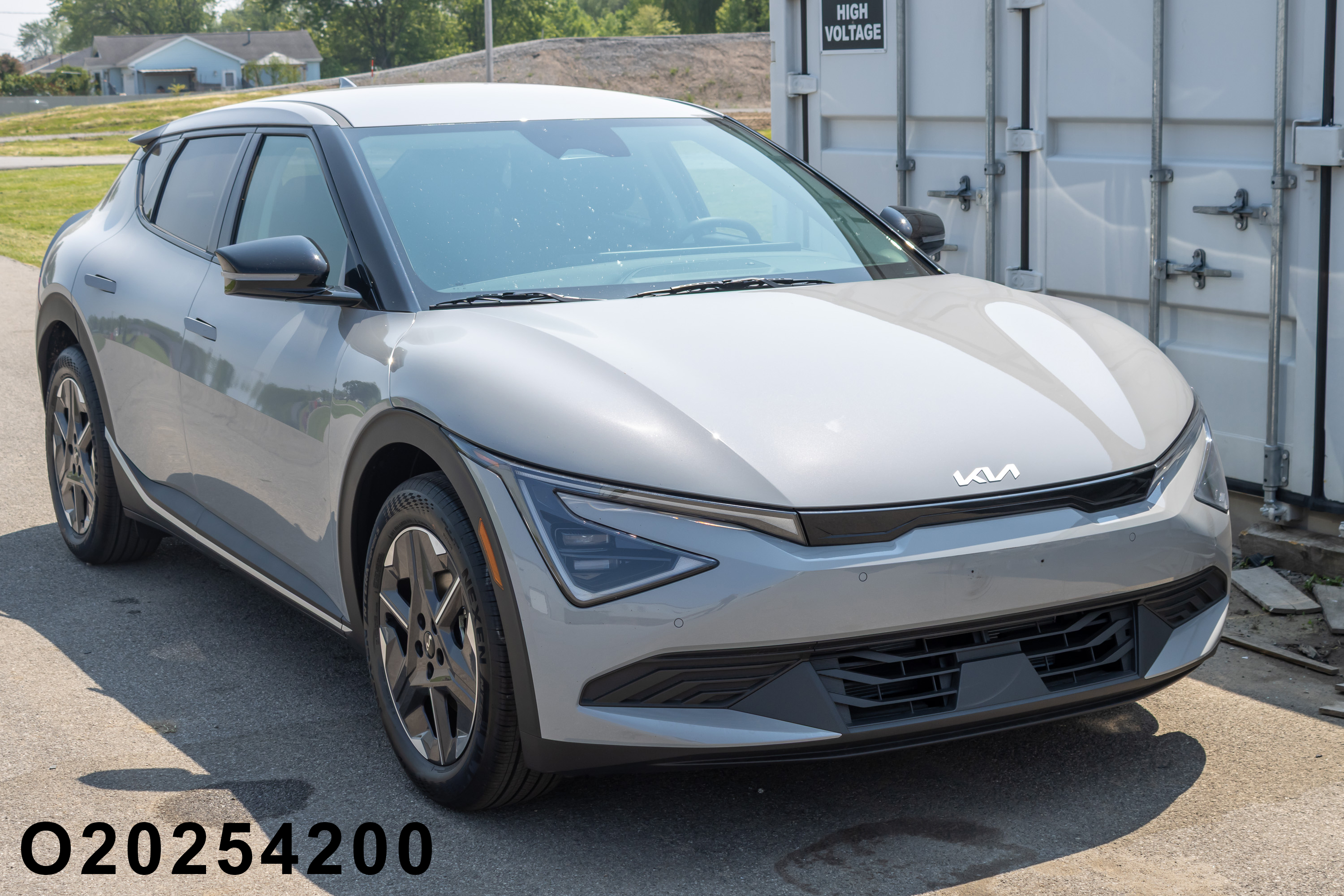 2025 KIA EV6 crash image