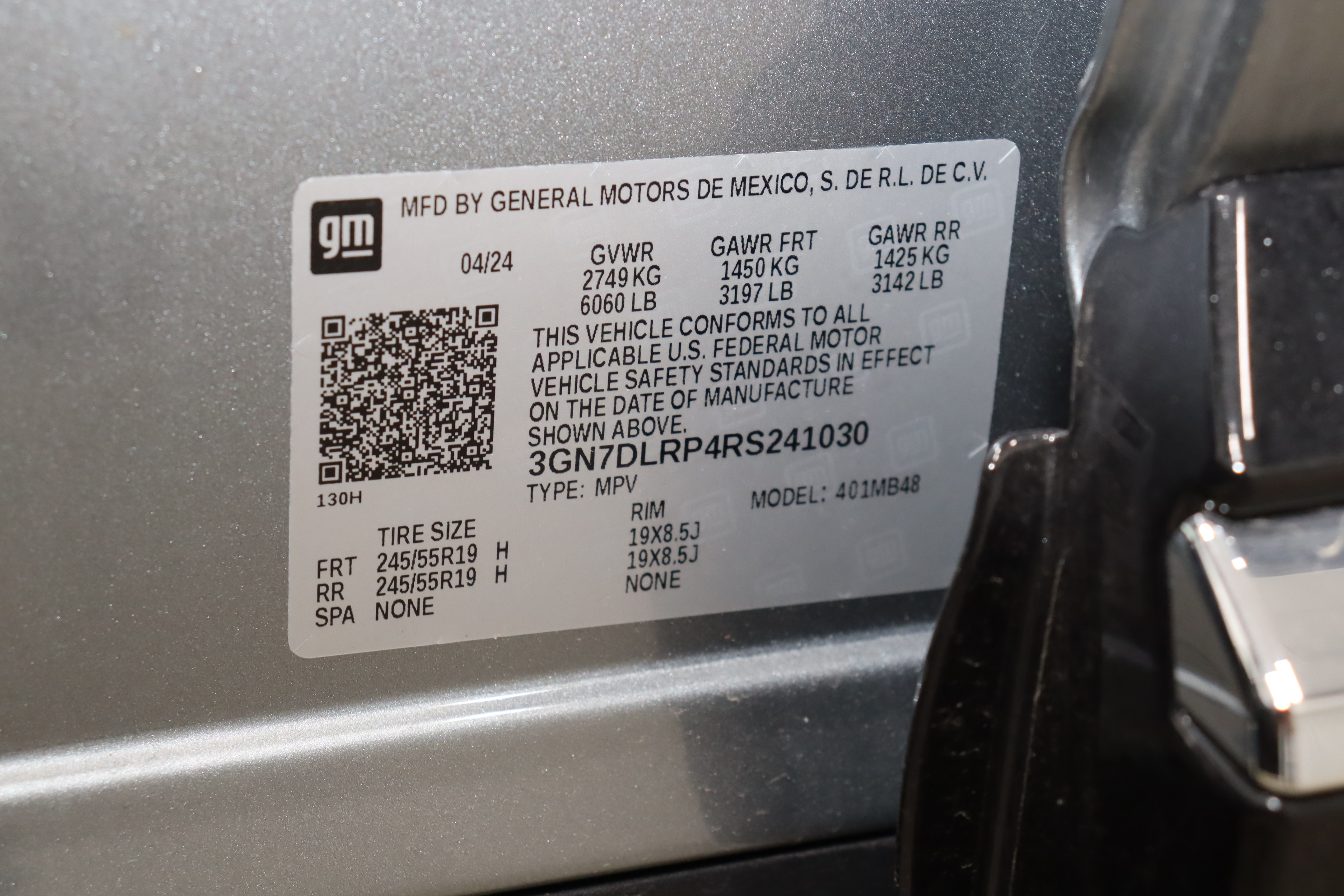 2024 CHEVROLET EQUINOX EV crash image