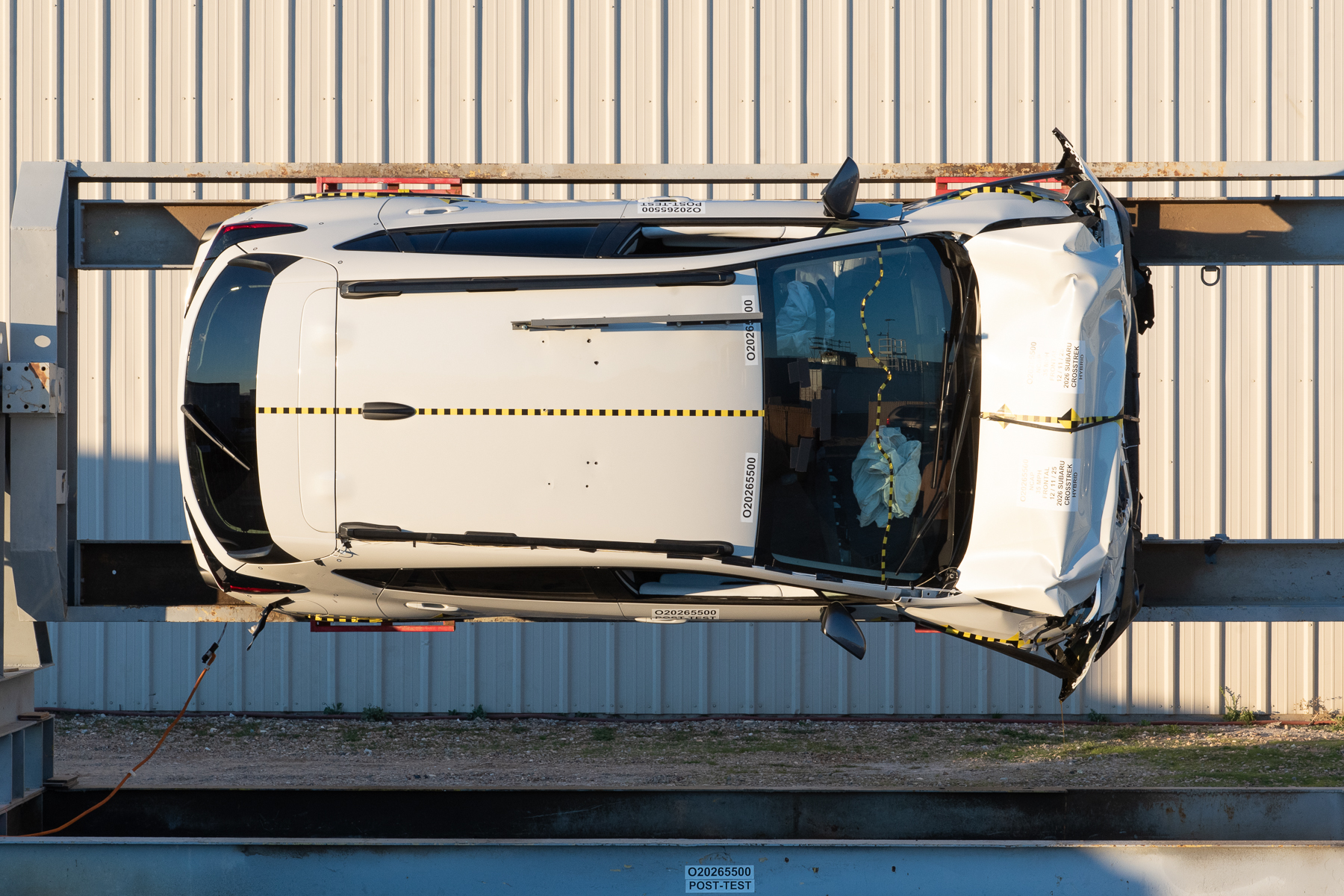 2026 SUBARU CROSSTREK HYBRID crash test photo