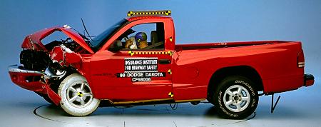 1998 DODGE DAKOTA crash-test photo