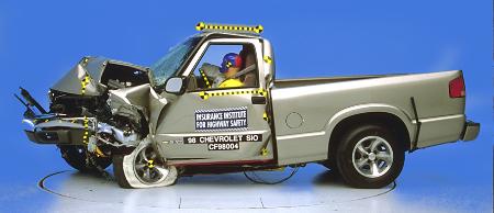 1998 CHEVROLET S-10 crash-test photo