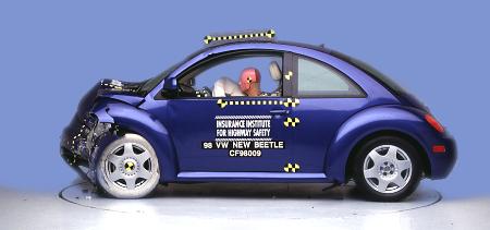 1998 VOLKSWAGEN BEETLE crash image
