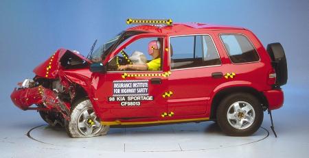 1998 KIA SPORTAGE crash-test photo