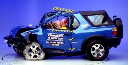1998 ISUZU AMIGO crash-test photo