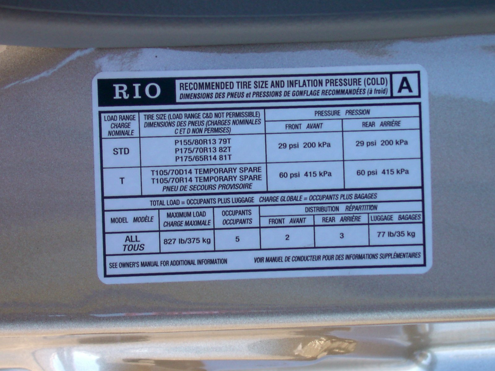 2002 KIA RIO crash image 4
