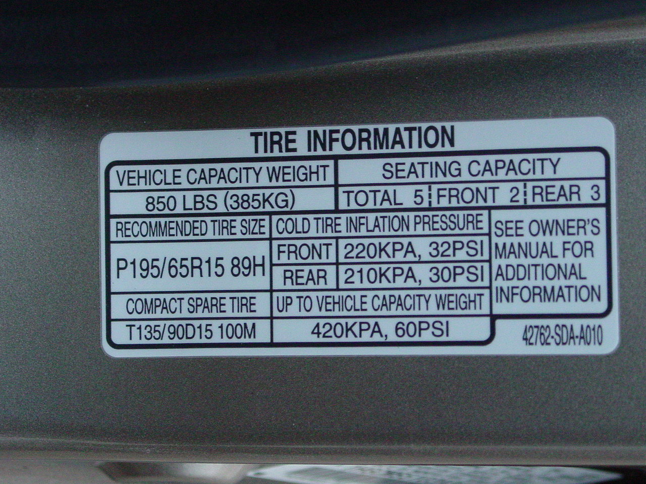 2003 HONDA ACCORD crash image 3