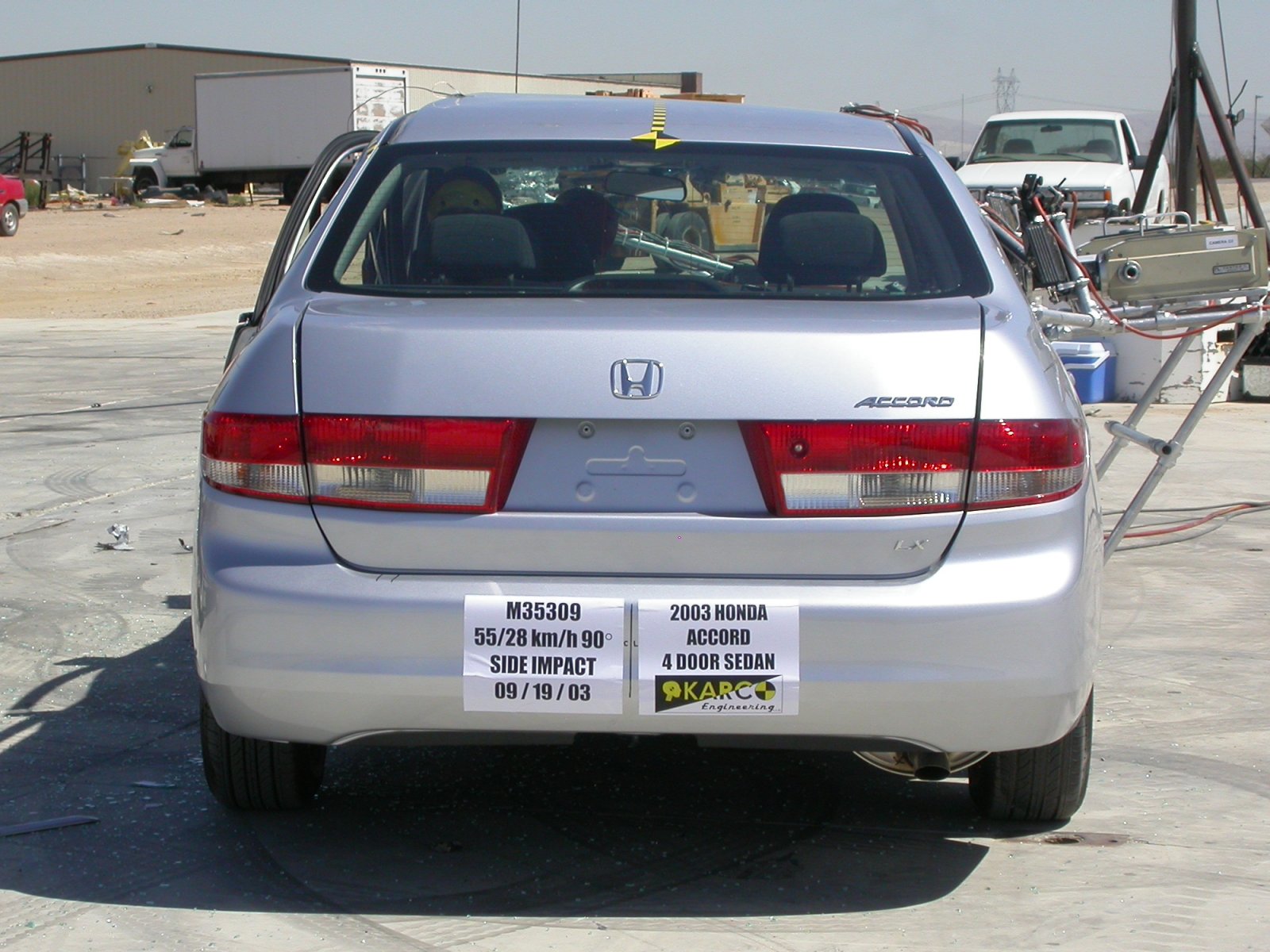 2003 HONDA ACCORD crash image 14