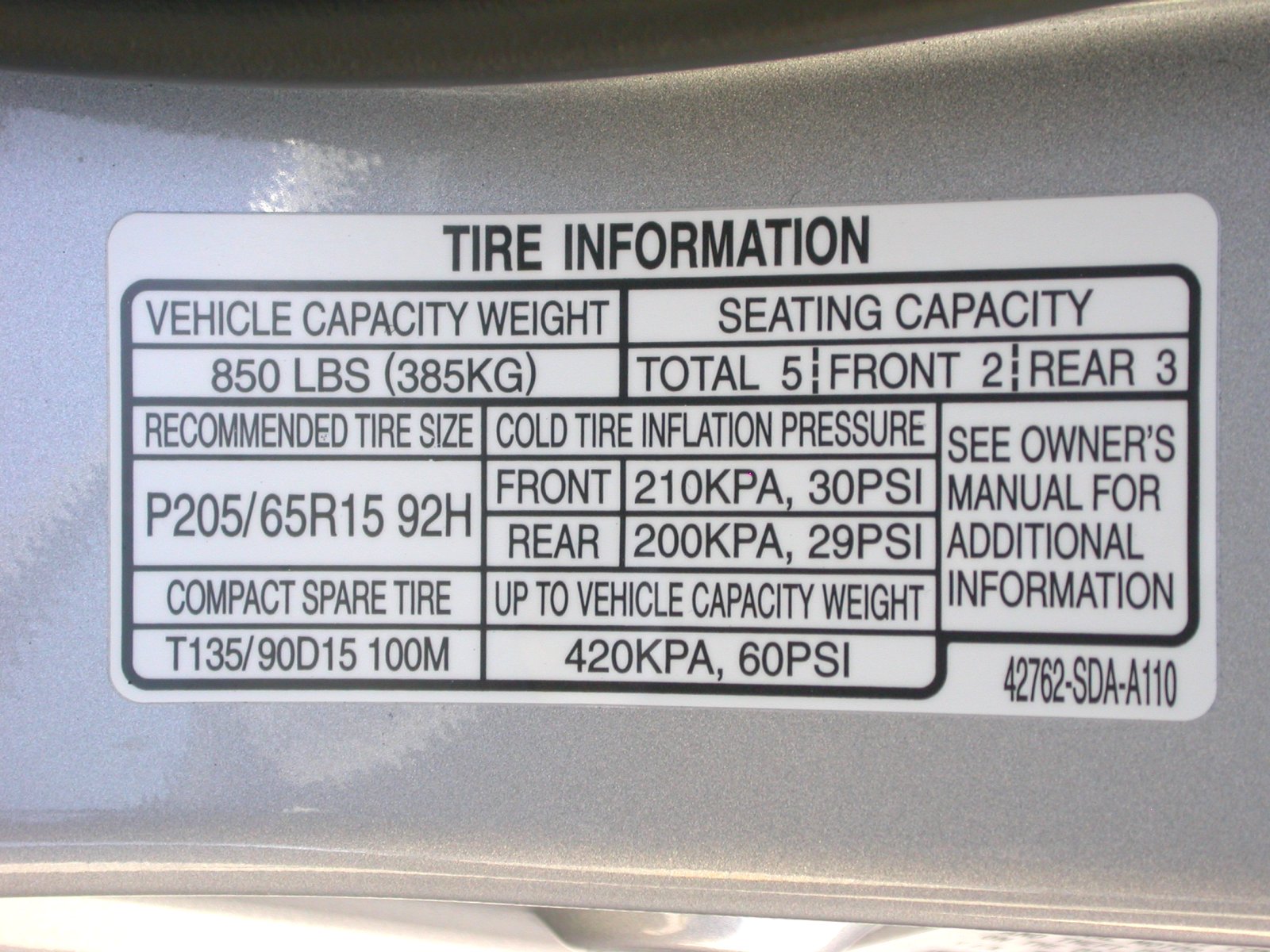 2003 HONDA ACCORD crash image 4