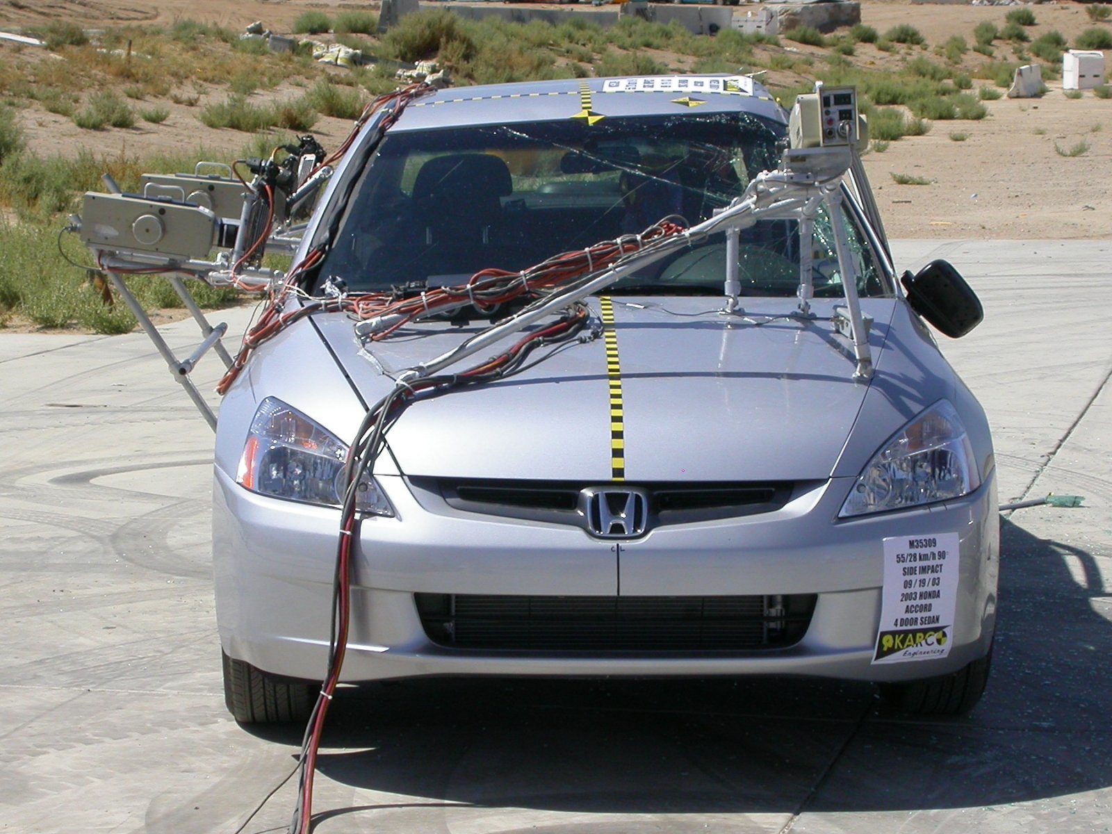 2003 HONDA ACCORD crash image 6