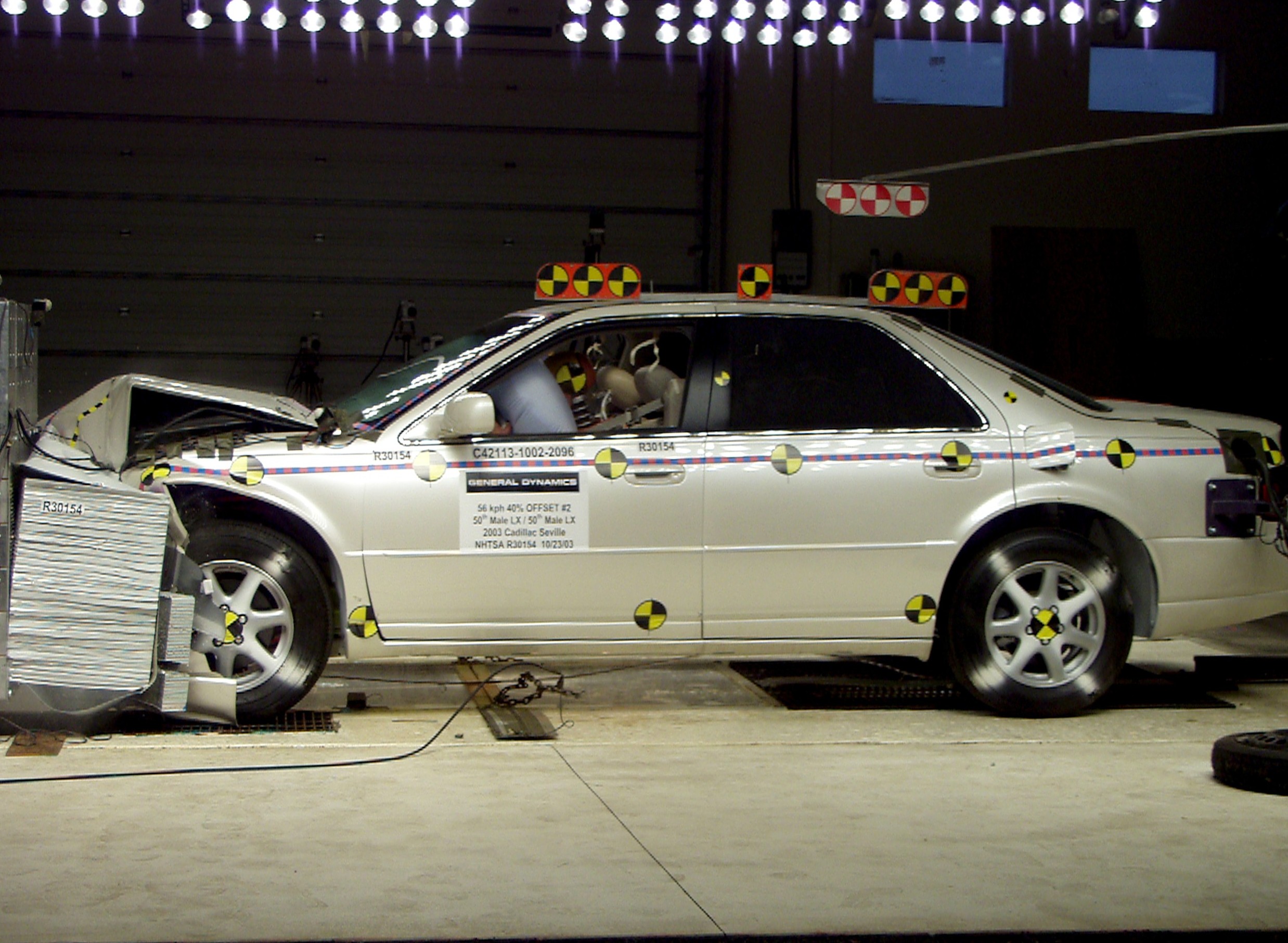 2003 CADILLAC SEVILLE crash image