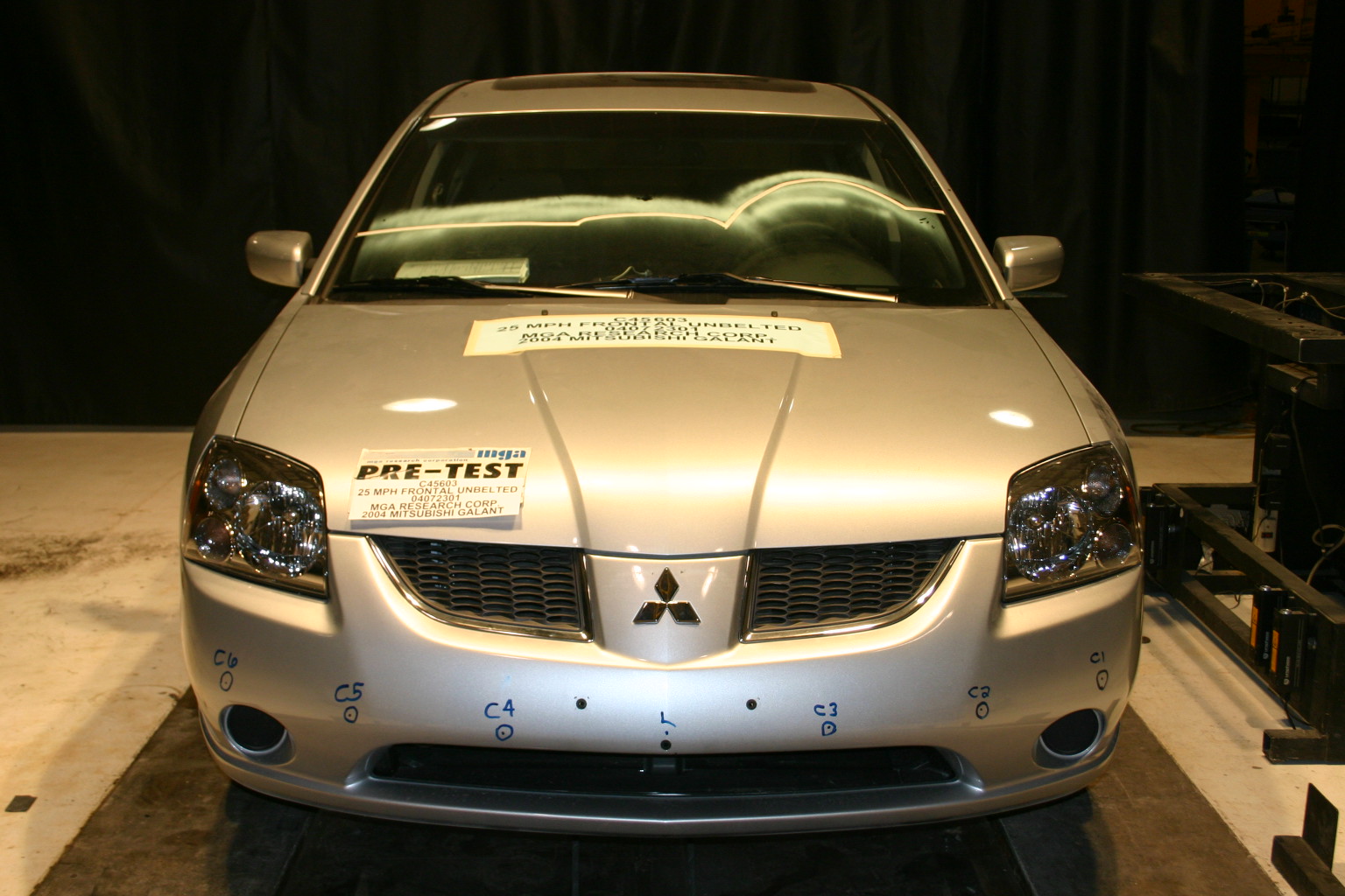 2004 MITSUBISHI GALANT crash image 3