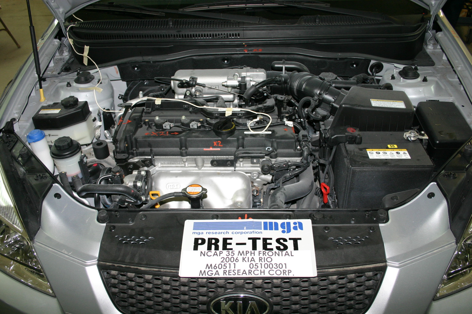 2006 KIA RIO crash image 22