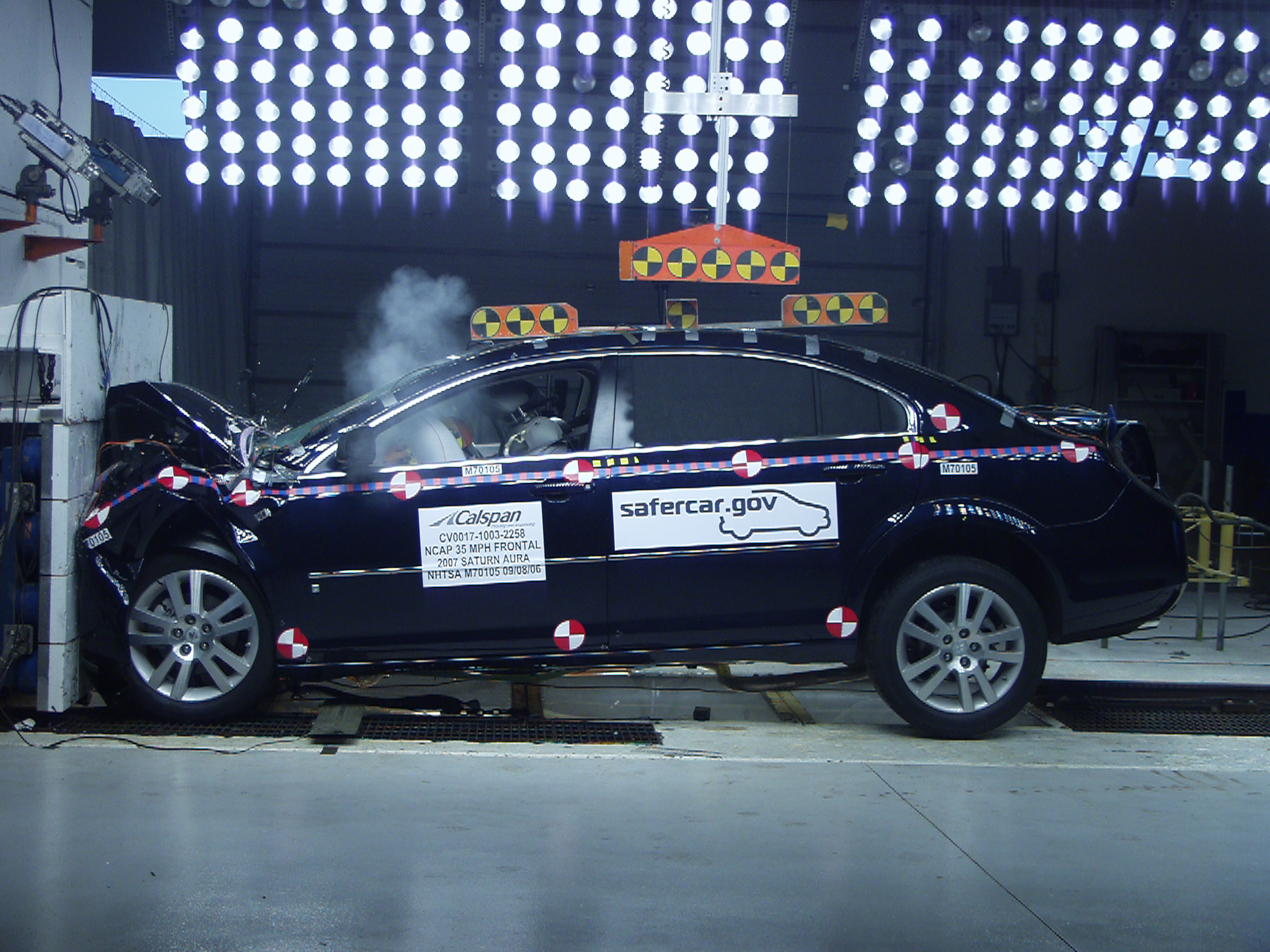 2007 SATURN AURA crash image